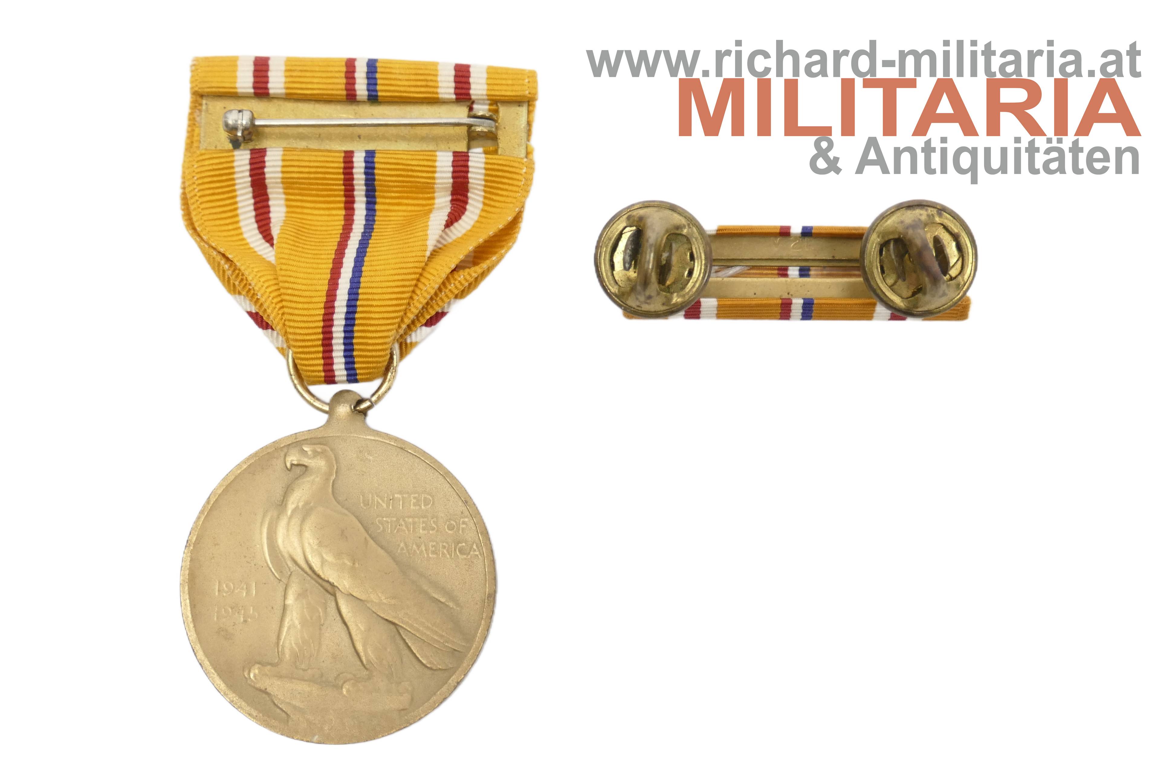 USA Asiatic-Pacific Campaign Medal 1941-1945 mit Bandspange