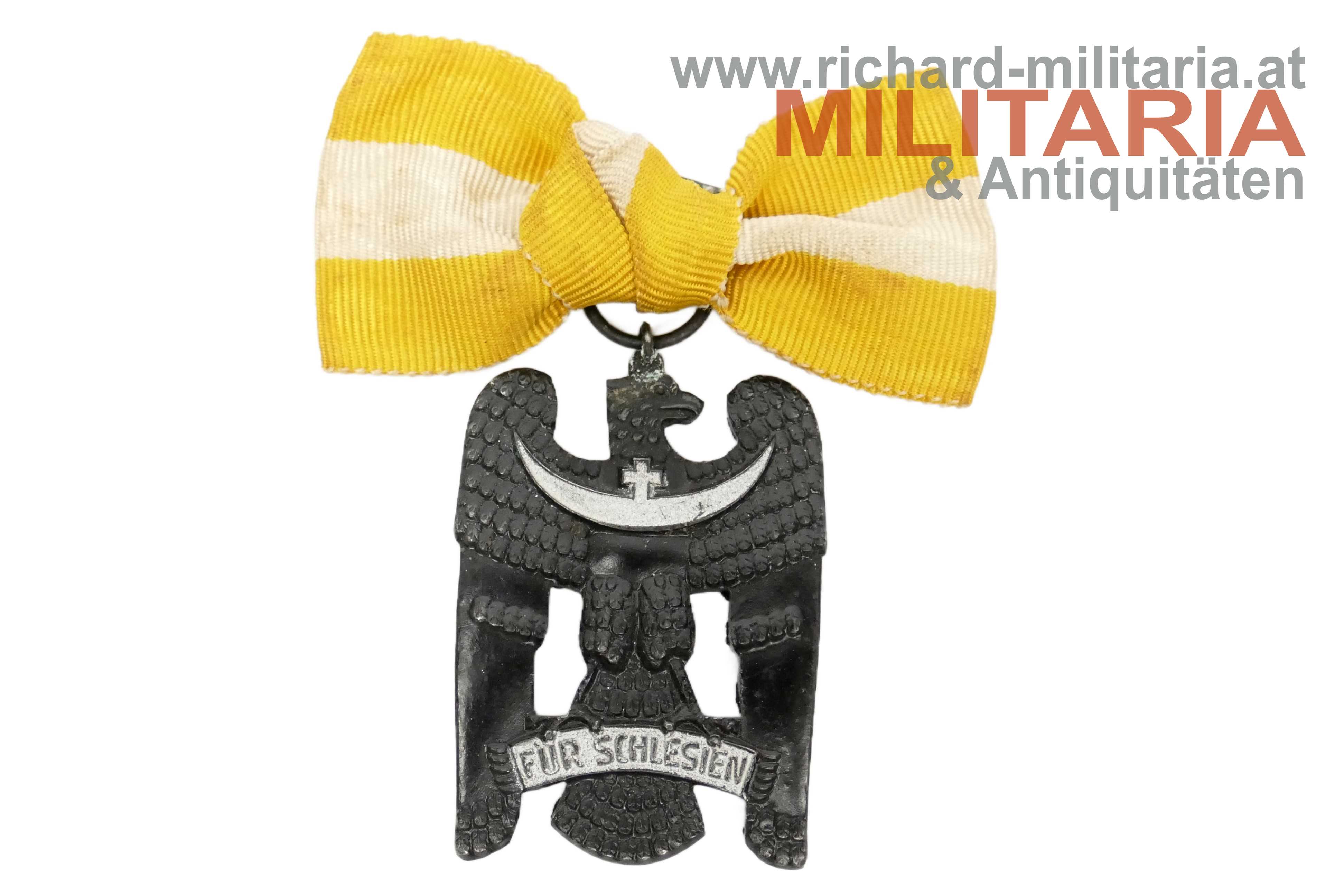 Schlesisches Bewährungsabzeichen 2. Klasse mit Damenmasche (!)