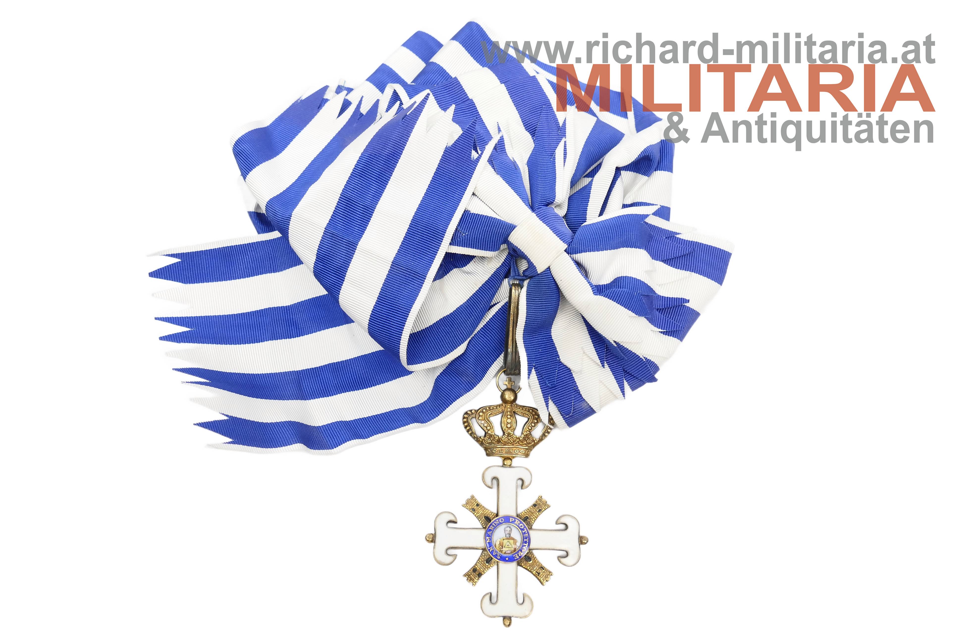 San Marino - Orden des Heiligen Marinus - Großkreuz