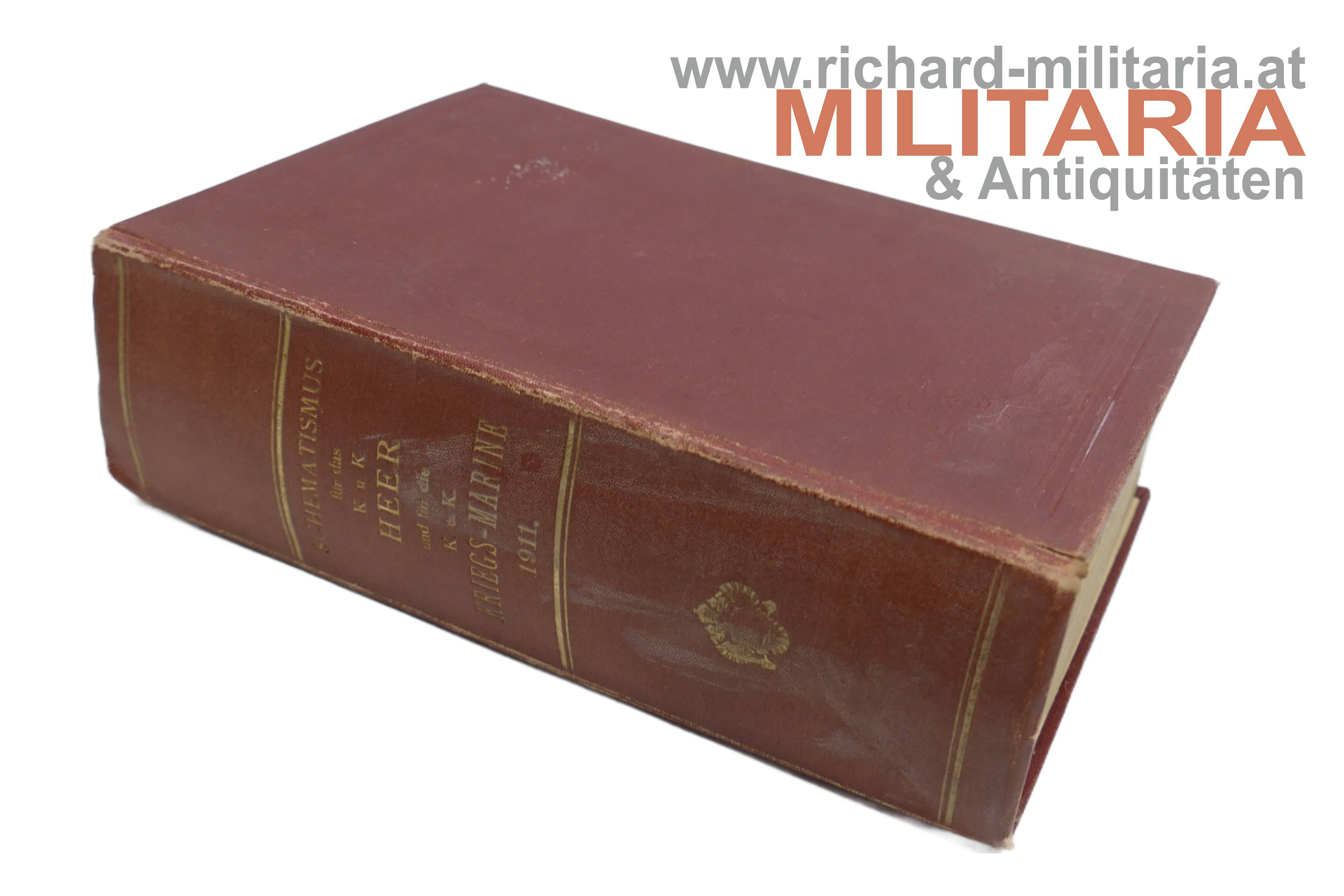 Schematismus für das k.u.k. Heer und die k.u.k. Kriegsmarine 1911