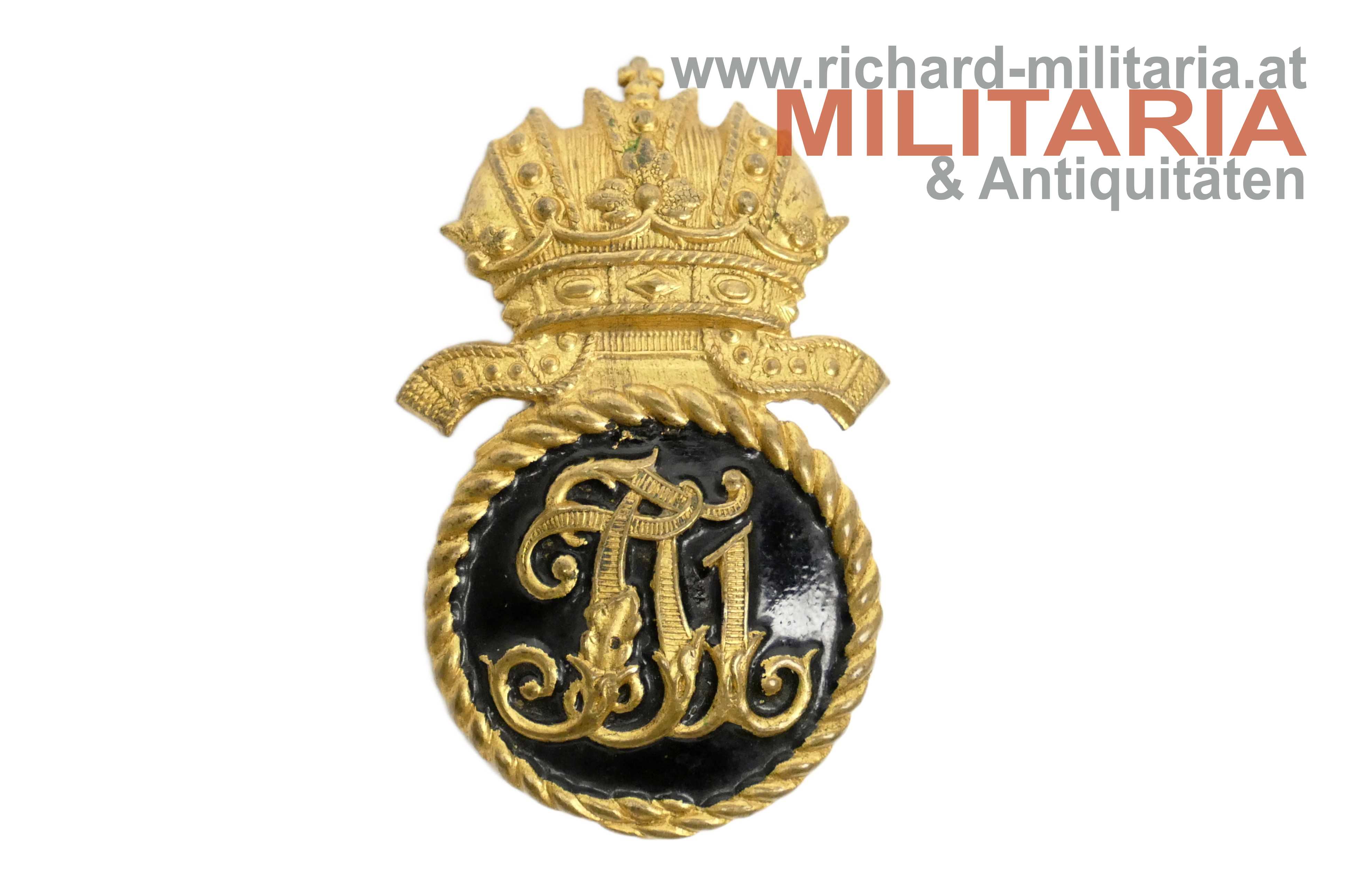 k.u.k. Kriegsmarine - Mützenkokarde - Unteroffizier - M1891