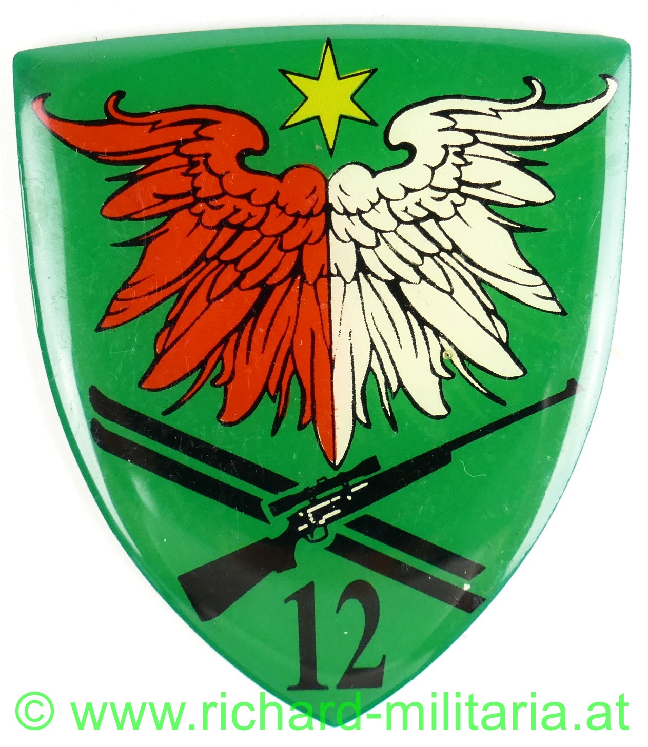 Österreich Truppenkörperabzeichen Kärnten Jäger-Regiment 12