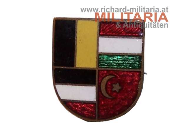 k.u.k. patriotisches Abzeichen - Deutschland Österreich Ungarn Türkei