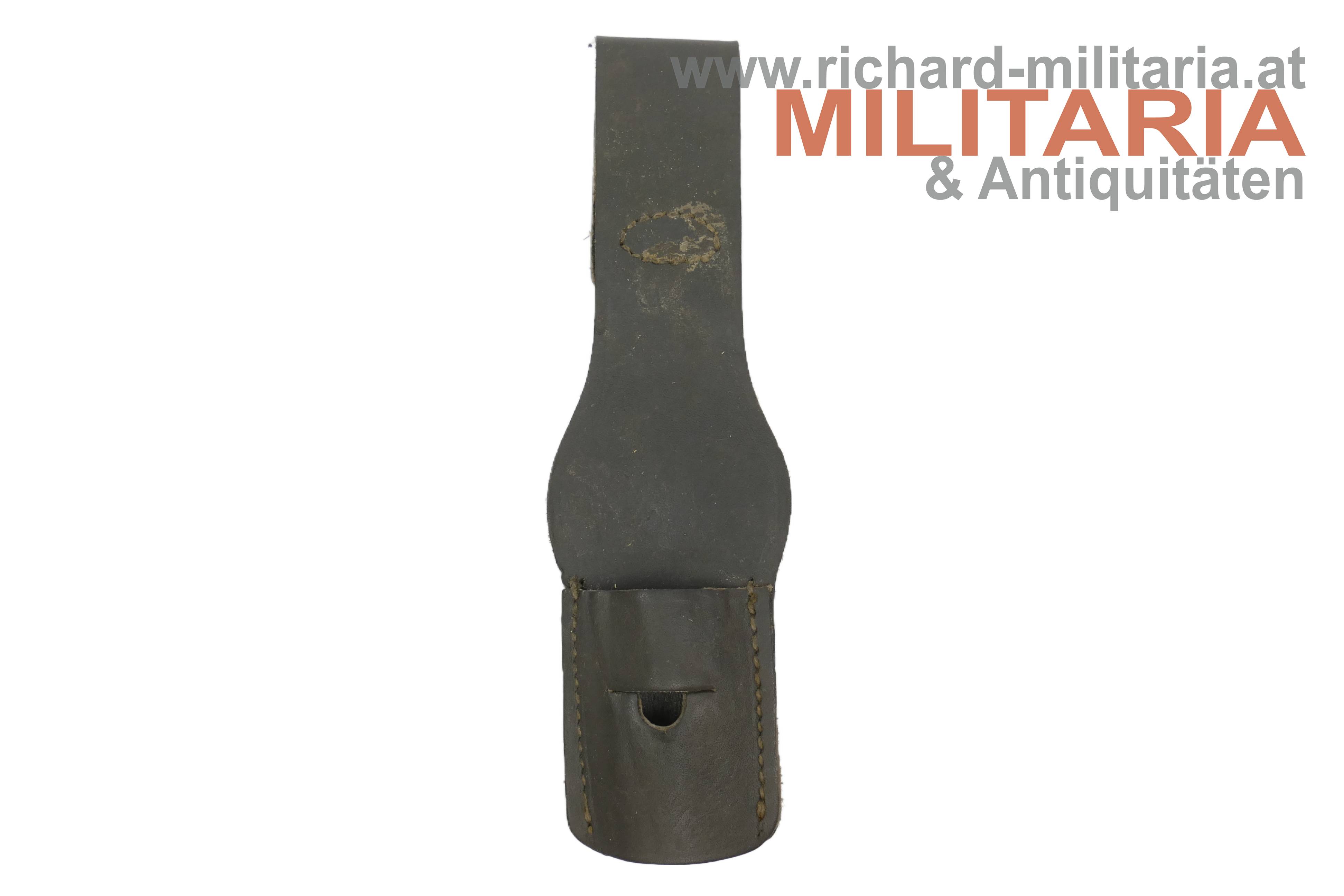 2. Weltkrieg - italienischer Koppelschuh zum Bajonett Carcano 