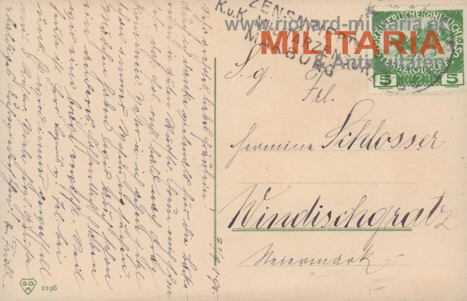 PK k.u.k. "Mit Gott für Kaiser und Vaterland"