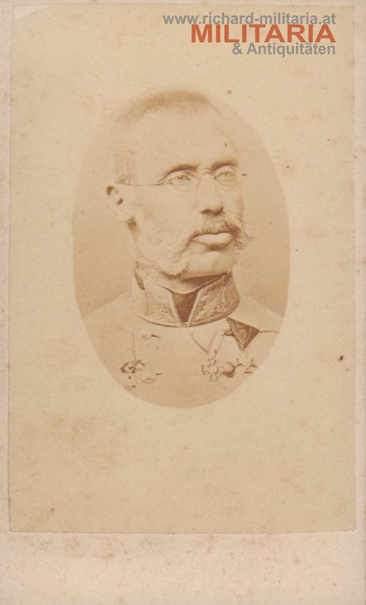 k.u.k. Hartkartonfoto - Erzherzog Albrecht von Österreich- Teschen