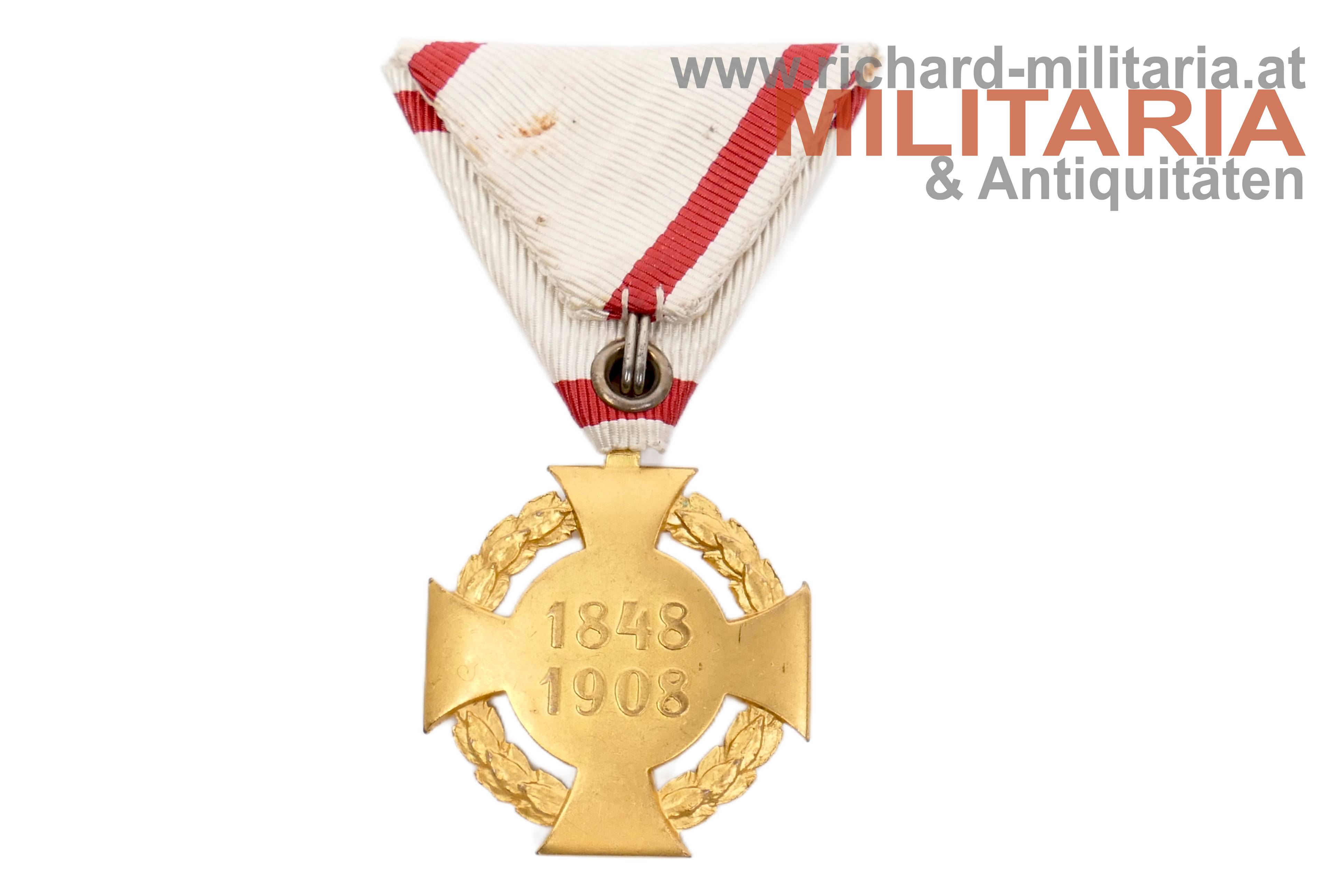k.u.k Jubiläumskreuz 1848-1908 - MINT!