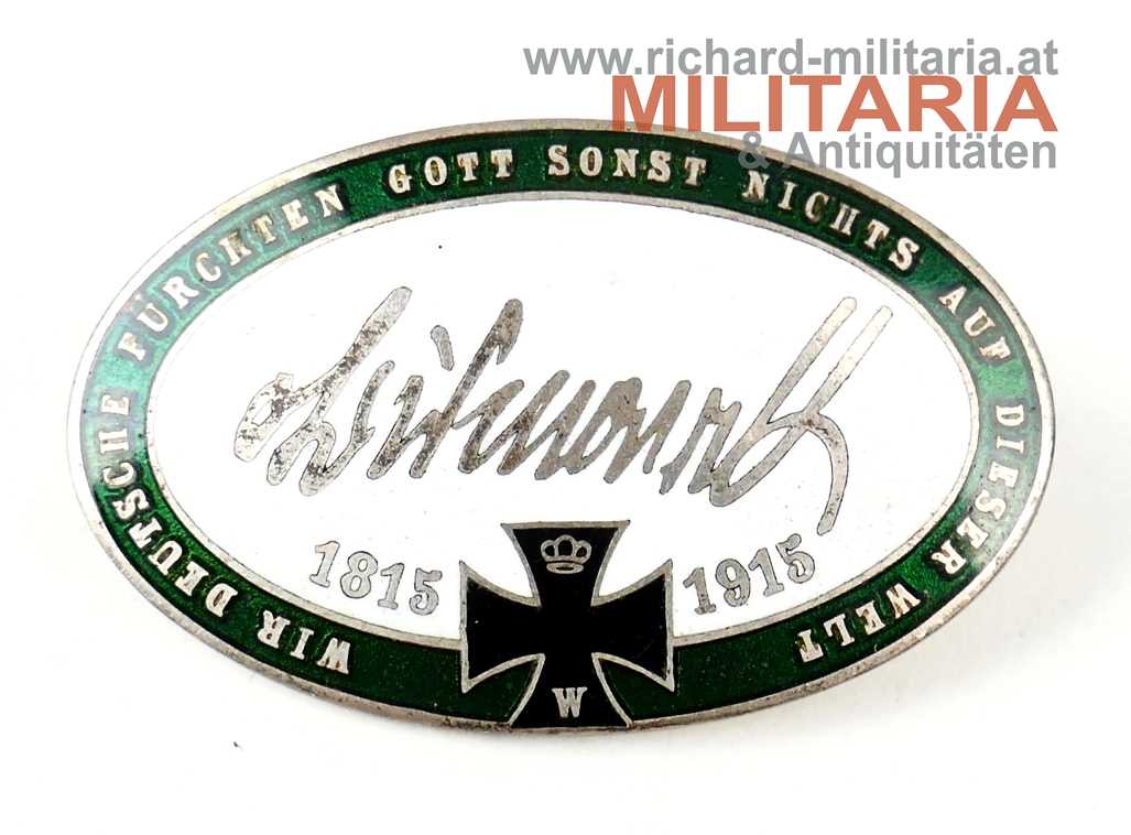 patriotisches Abzeichen - "Wir Deutschen fürchten Gott sonst nichts auf der Welt"