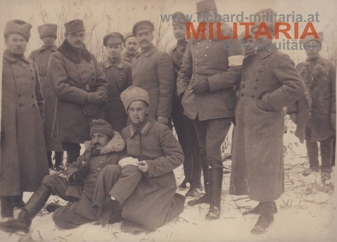 k.u.k. PK - russische und österr. Soldaten an der Ostfront - Juli 1917 k.u.k. PK - russische und österr. Soldaten an der Ostfront - Juli 1917