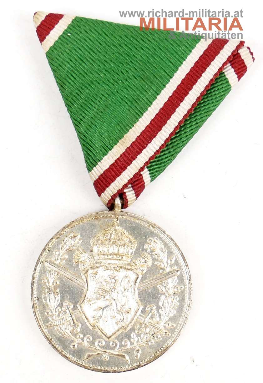 Bulgarien Erinnerungsmedaille 1912-1913 BALKANFELDZUG für Kämpfer
