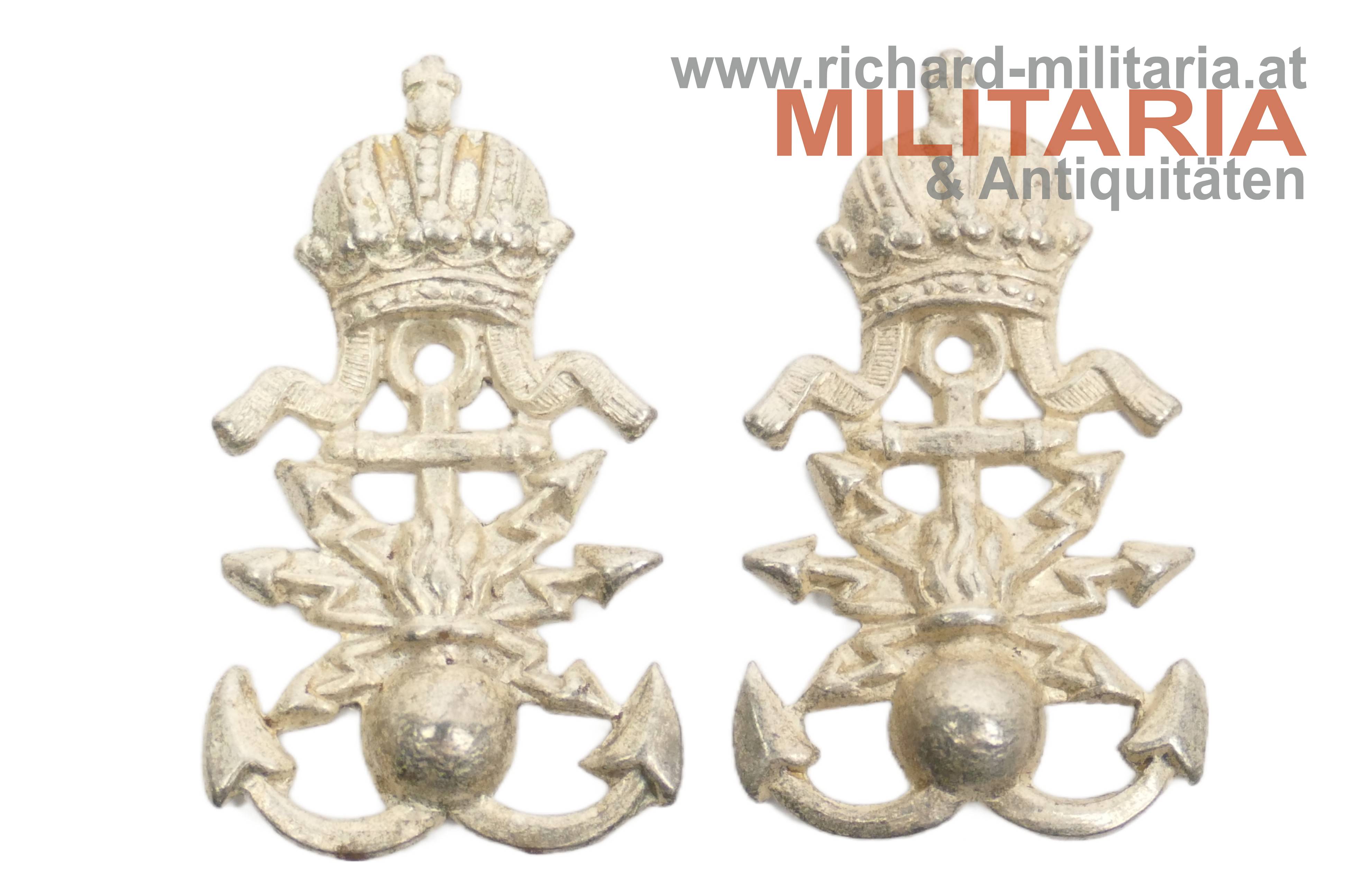 k.u.k. Kragenspiegelauflagen Pionier 