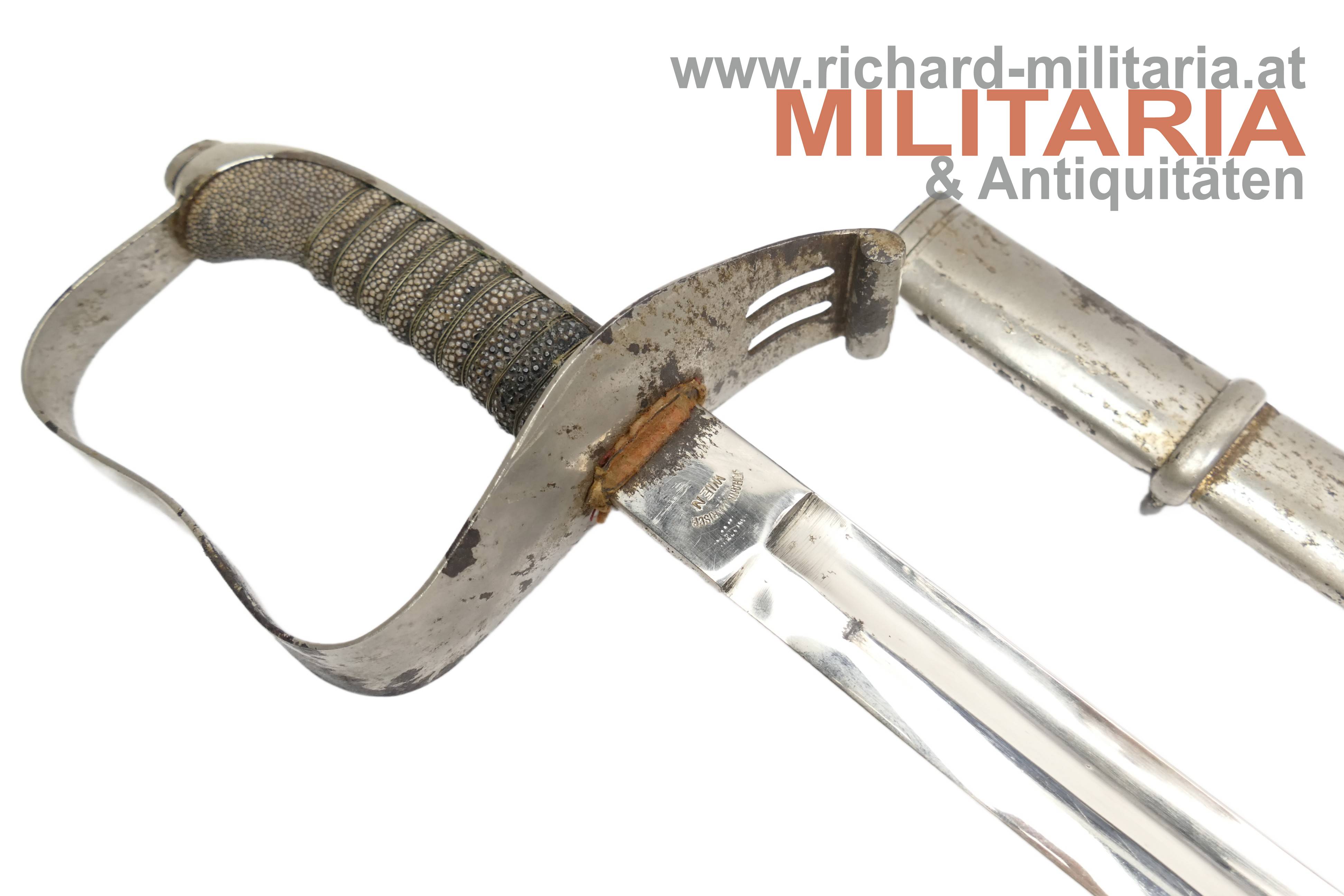 k.u.k. Infanterie-Offizierssäbel M1861 - "Johann Marisch Wien"