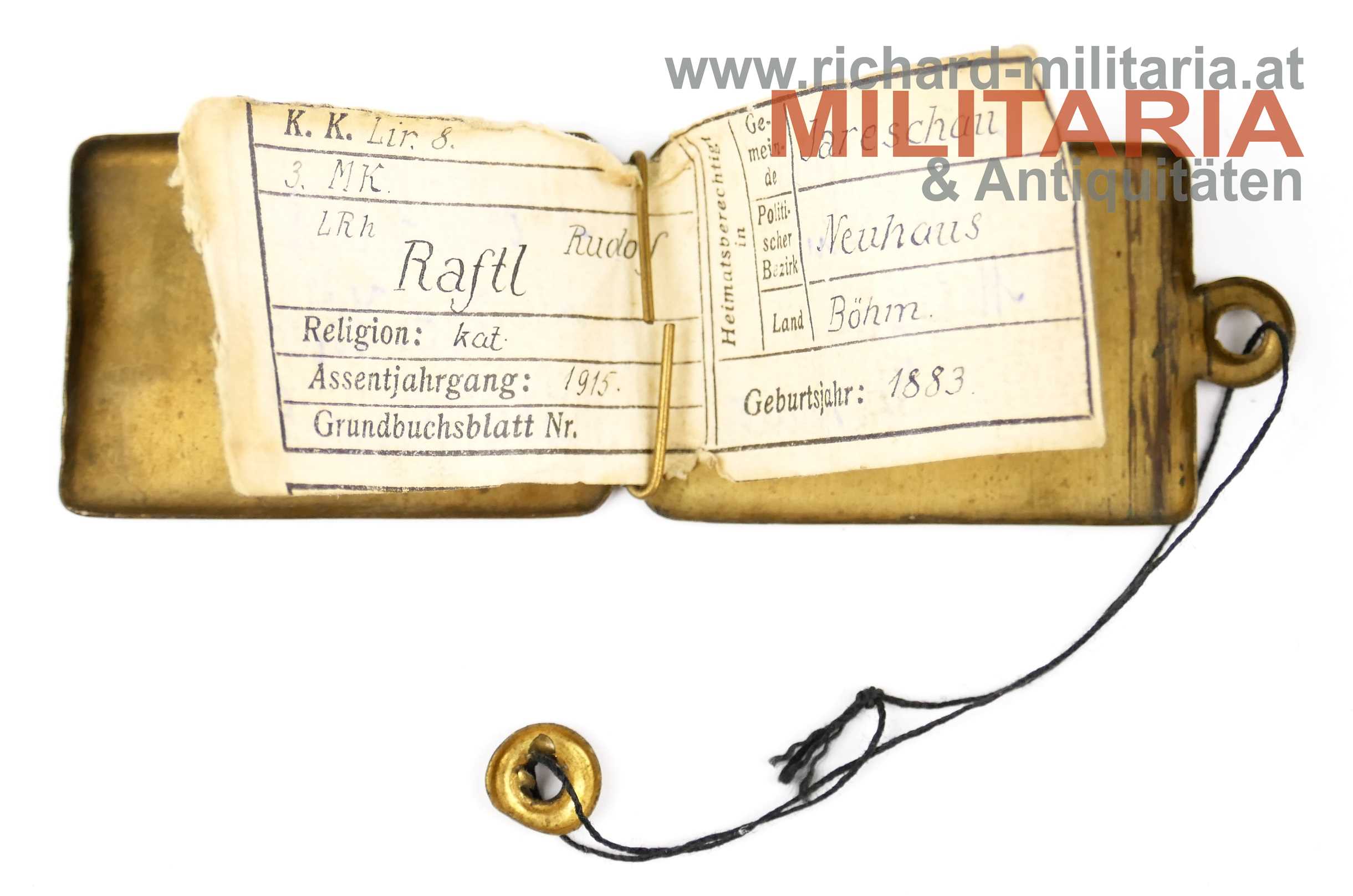 k.k. LIR 8 - Erkennungsmarke 