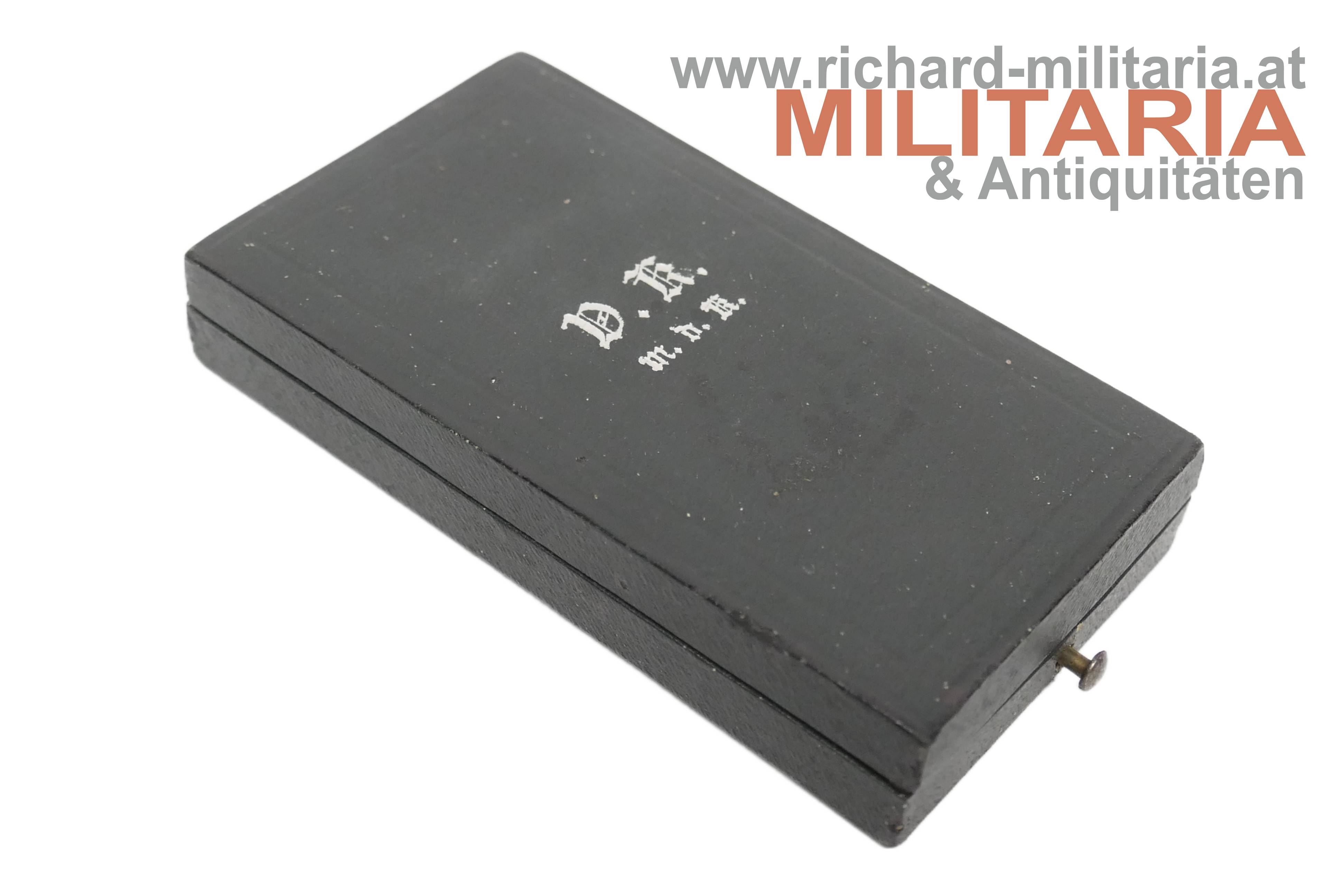 k.u.k. Etui zum Silbernen Verdienstkreuz mit der Krone