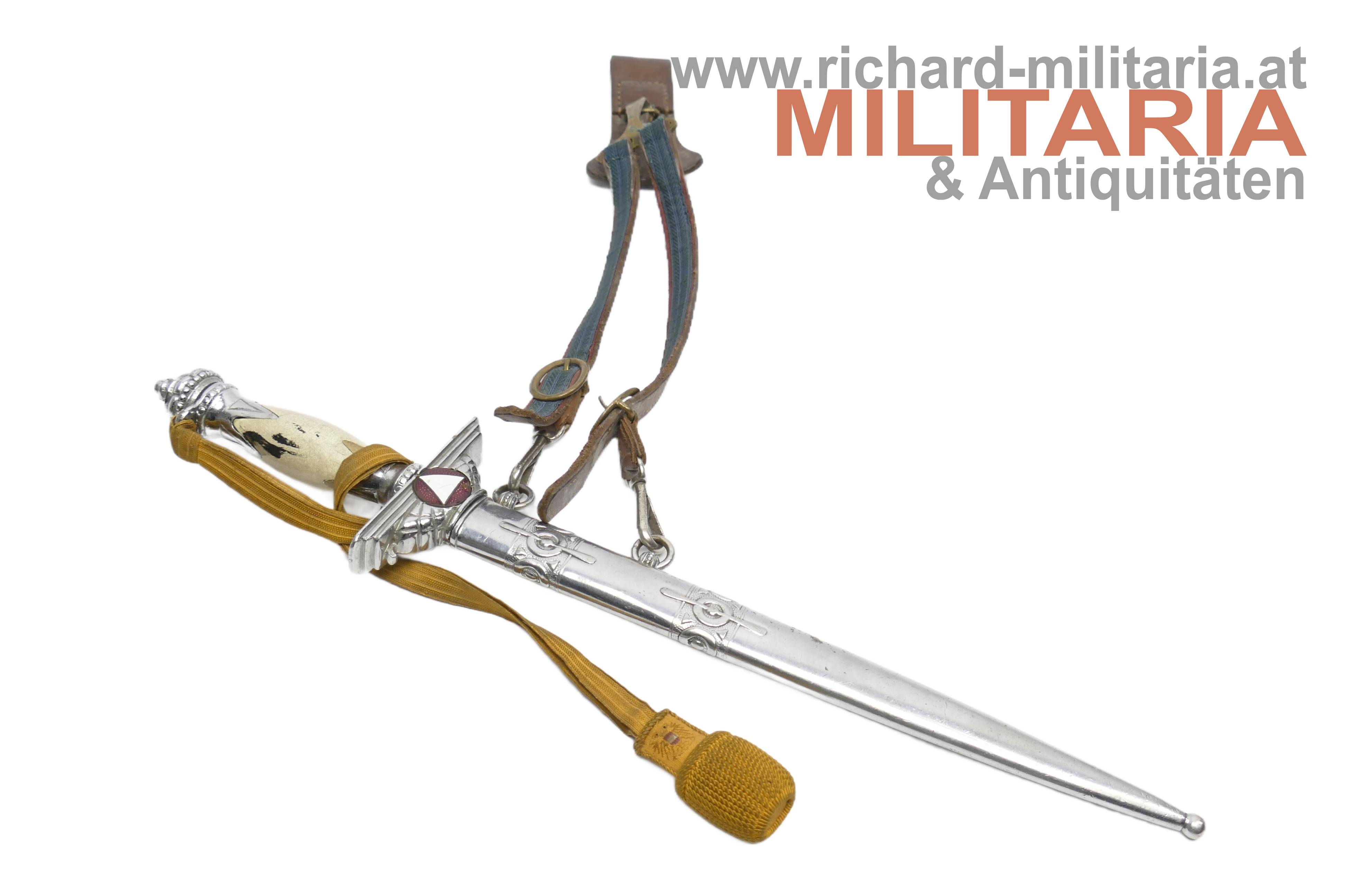 Österreich Fliegerdolch M35 für Stabswachtmeister, Wachtmeister und Chargen