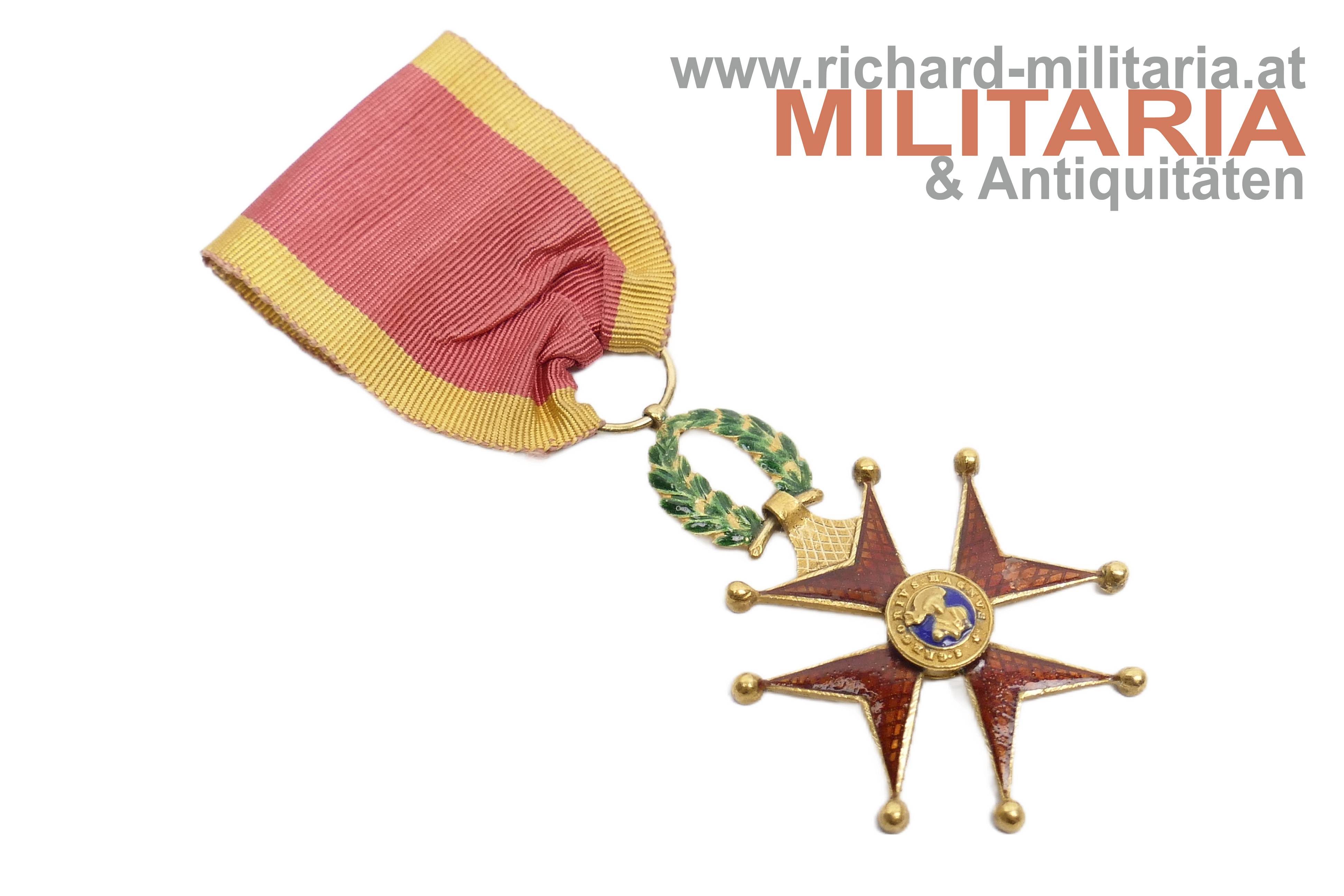 Vatikan - Heiliger Orden des Gregor des Großen - Ritterkreuz - 1. Typ (bis 1880) - GOLD