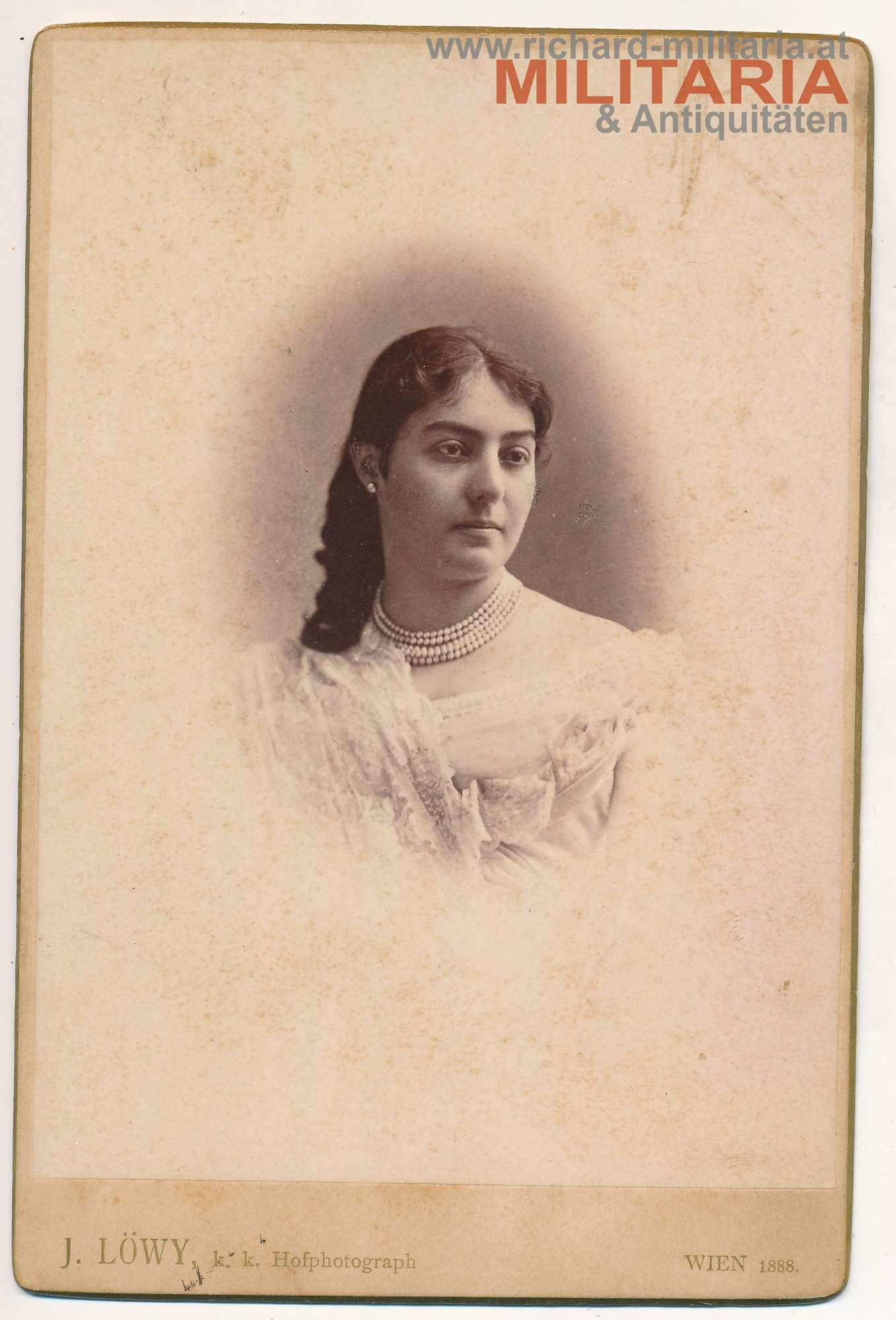 Hartkartonfoto - Natalia Cheșco - Königin von Serbien