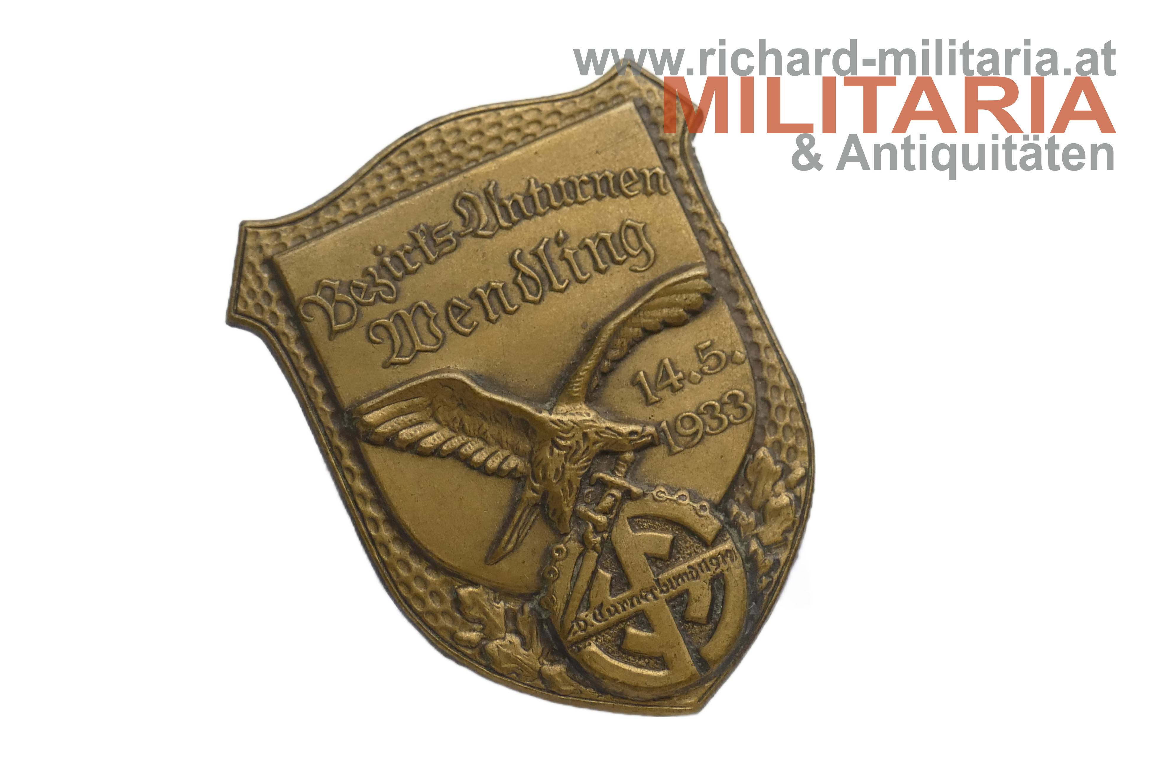 Deutscher Turnerbund - Bezirks-Anturnen Wendling 14. 5. 1933 
