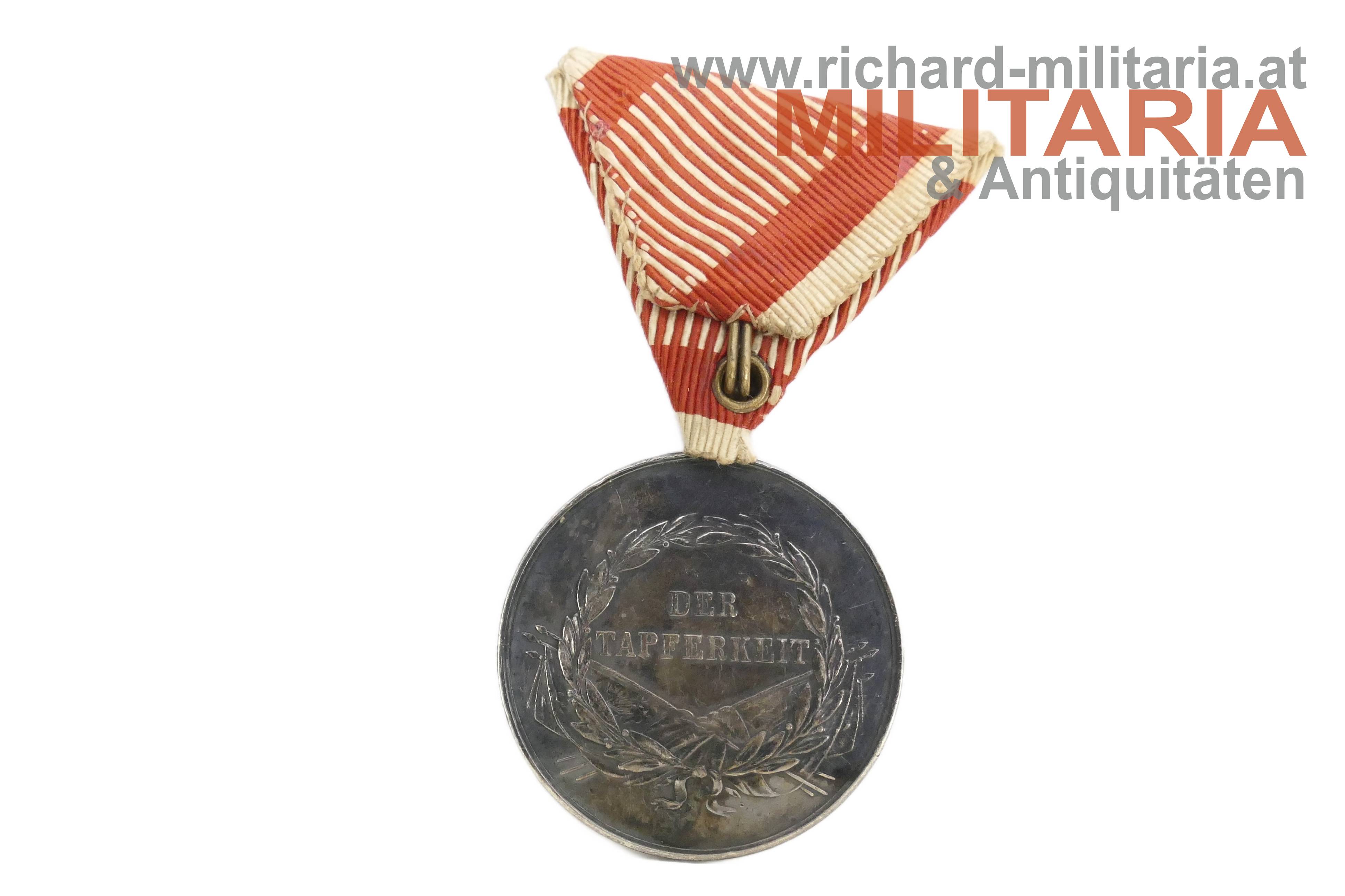 k.u.k. Silberne Tapferkeitsmedaille 1. Klasse - Kaiser Franz Joseph