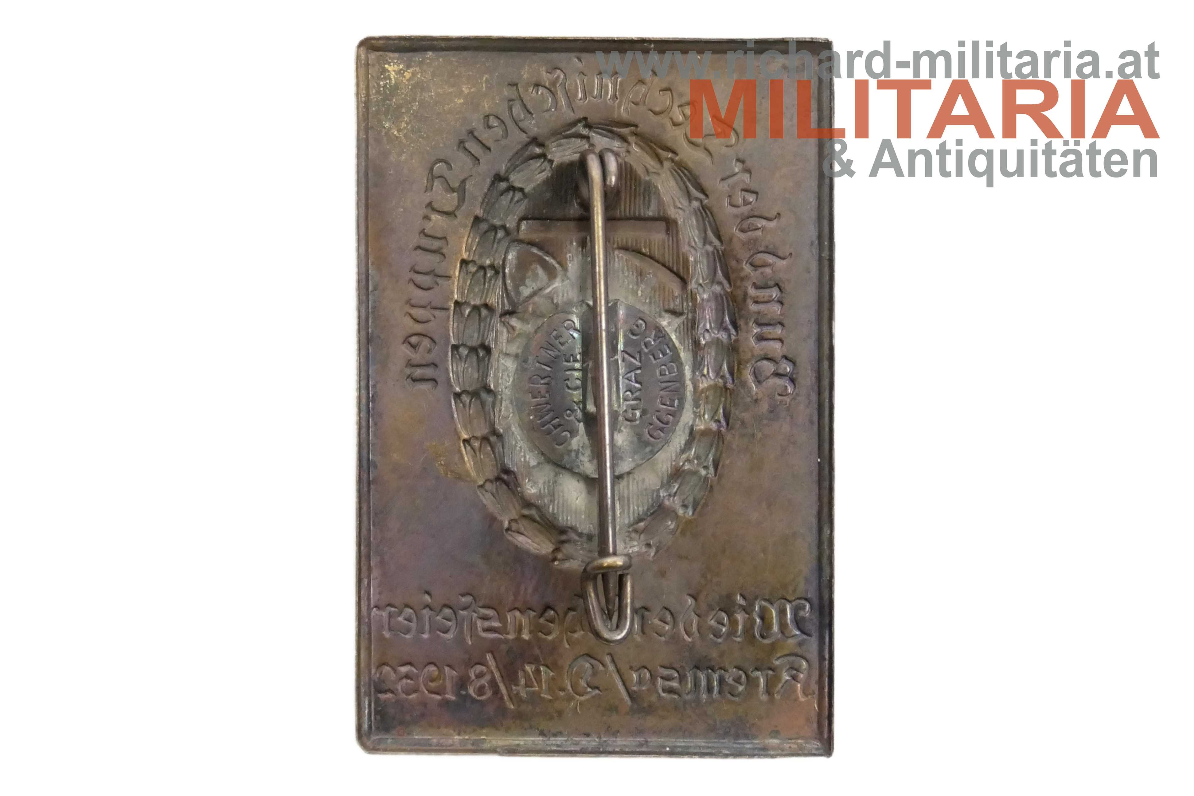 1. Republik - Bund der Technischen Truppen - Wiedersehensfeier Krems a. D. 14./8. 1932