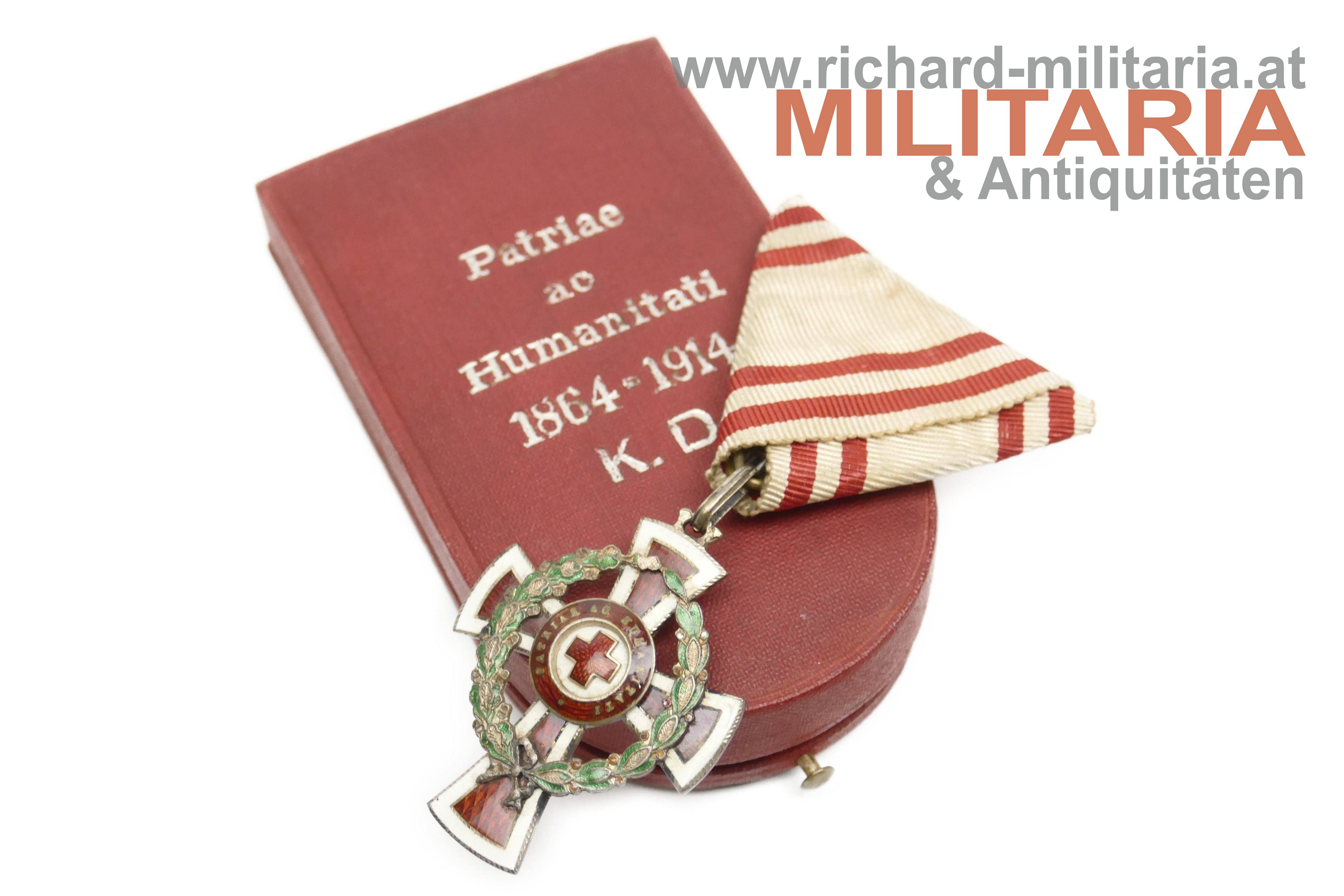 Rotes Kreuz - Ehrenzeichen 2. Klasse mit KD im Etui