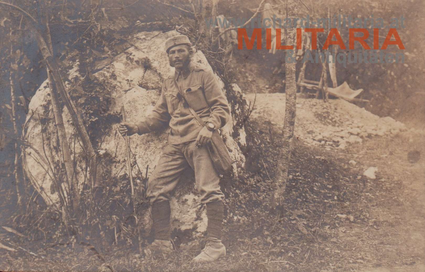 k.u.k. Soldat im Gebirge