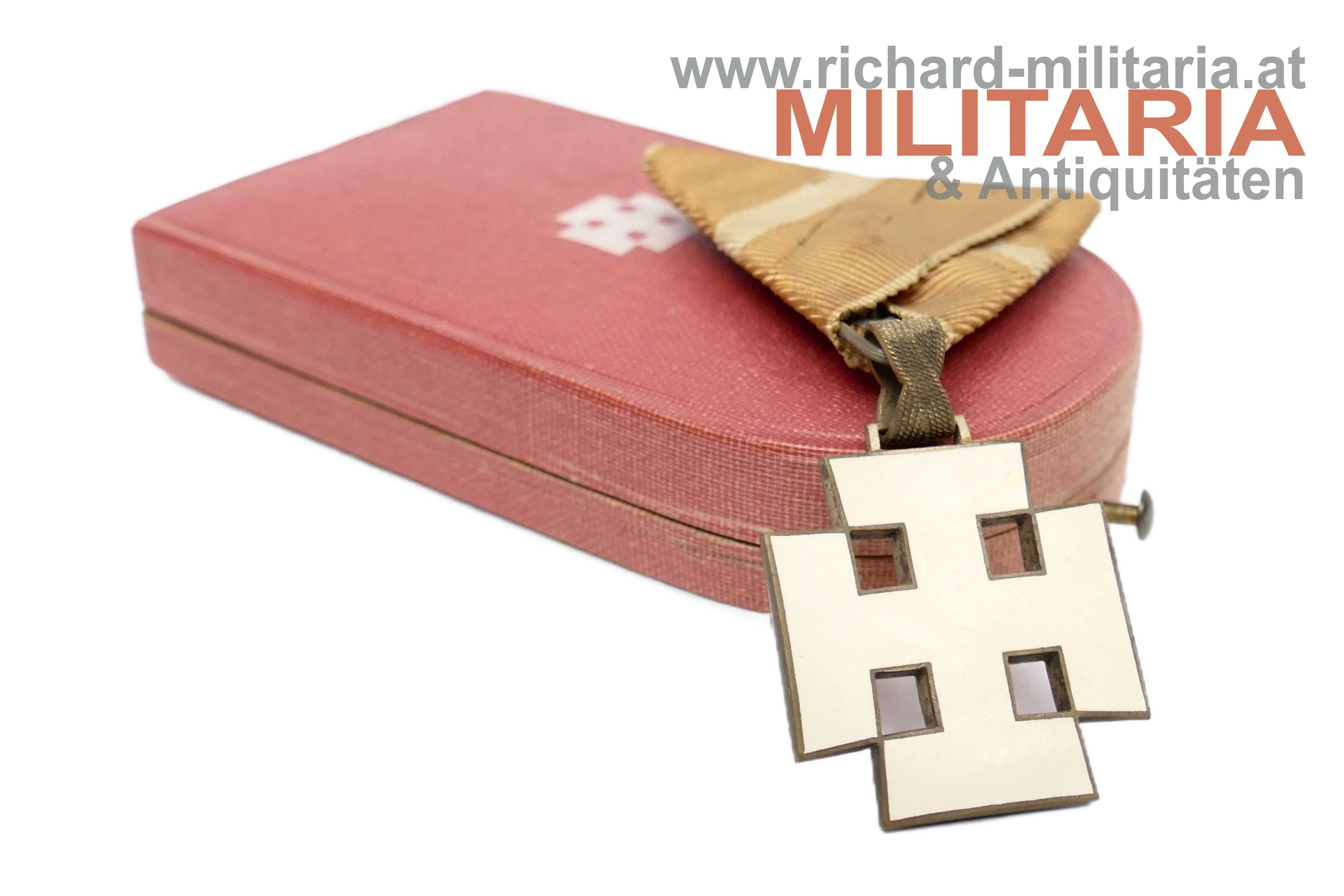 1. Republik - Ehrenzeichen für Verdienste u. d. Republik mit Etui