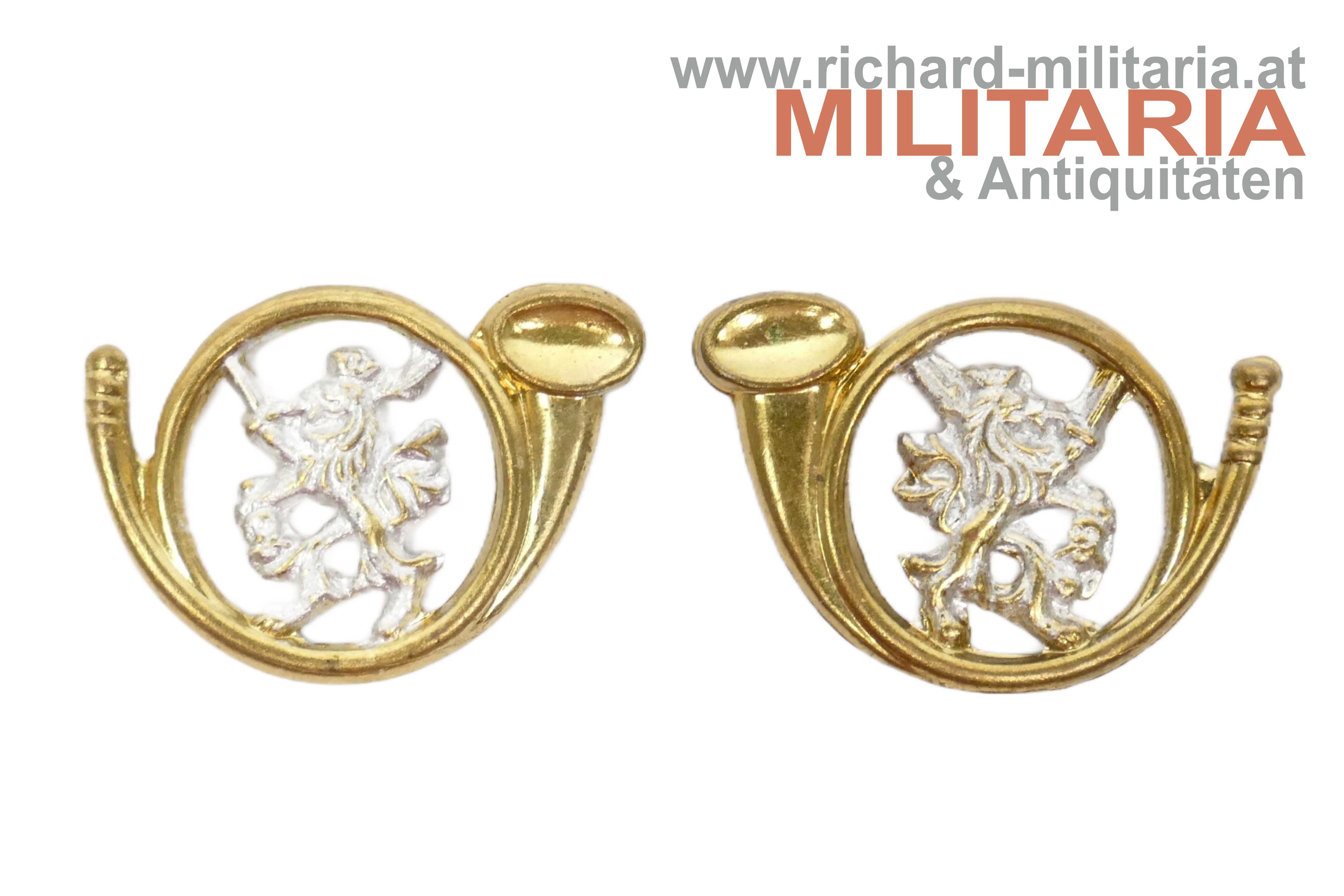 Paar Kragenspiegel-Auflagen Heimwehr