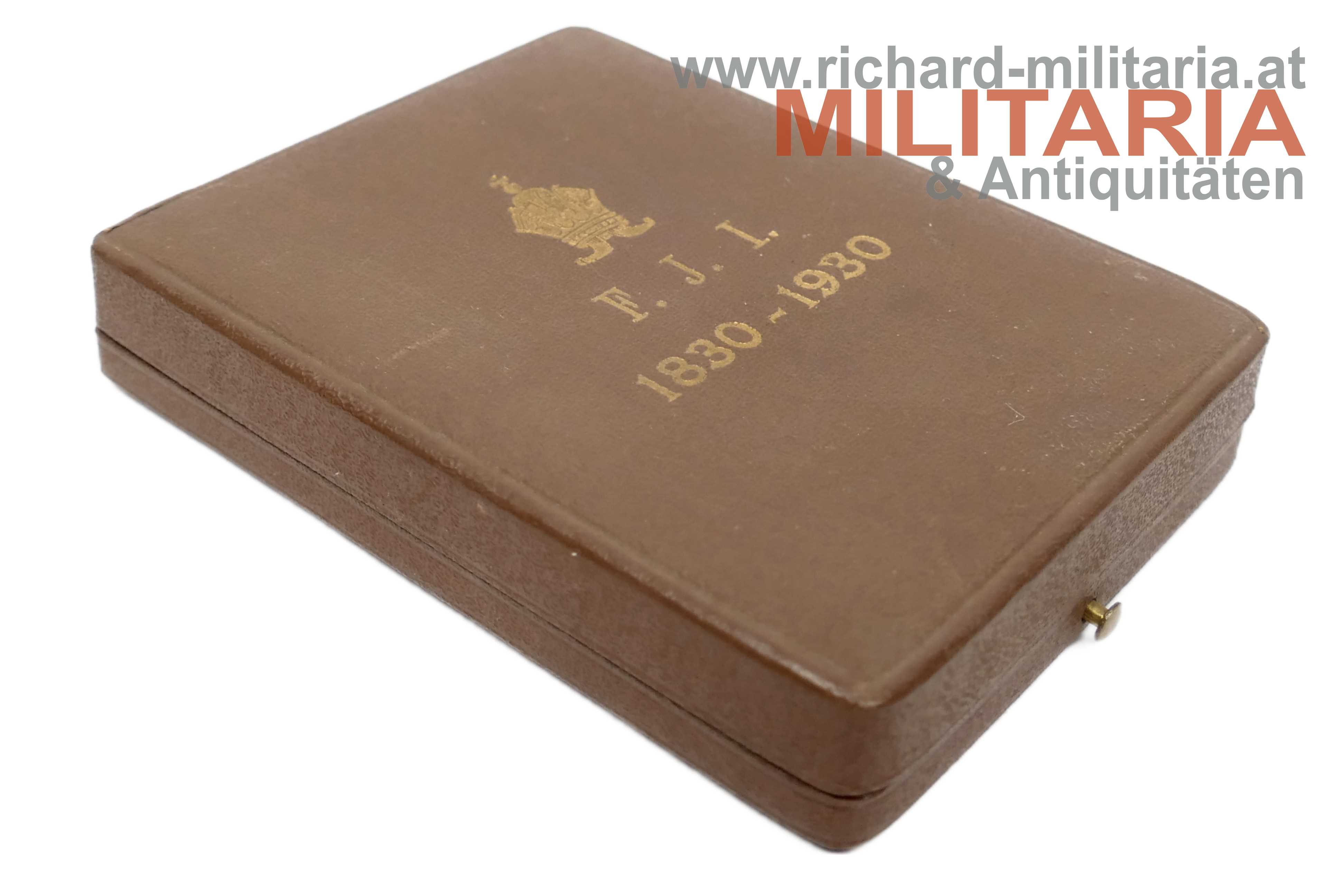 Bronzemedaille zum 100. Geburtstag Kaiser Franz Josefs mit Etui