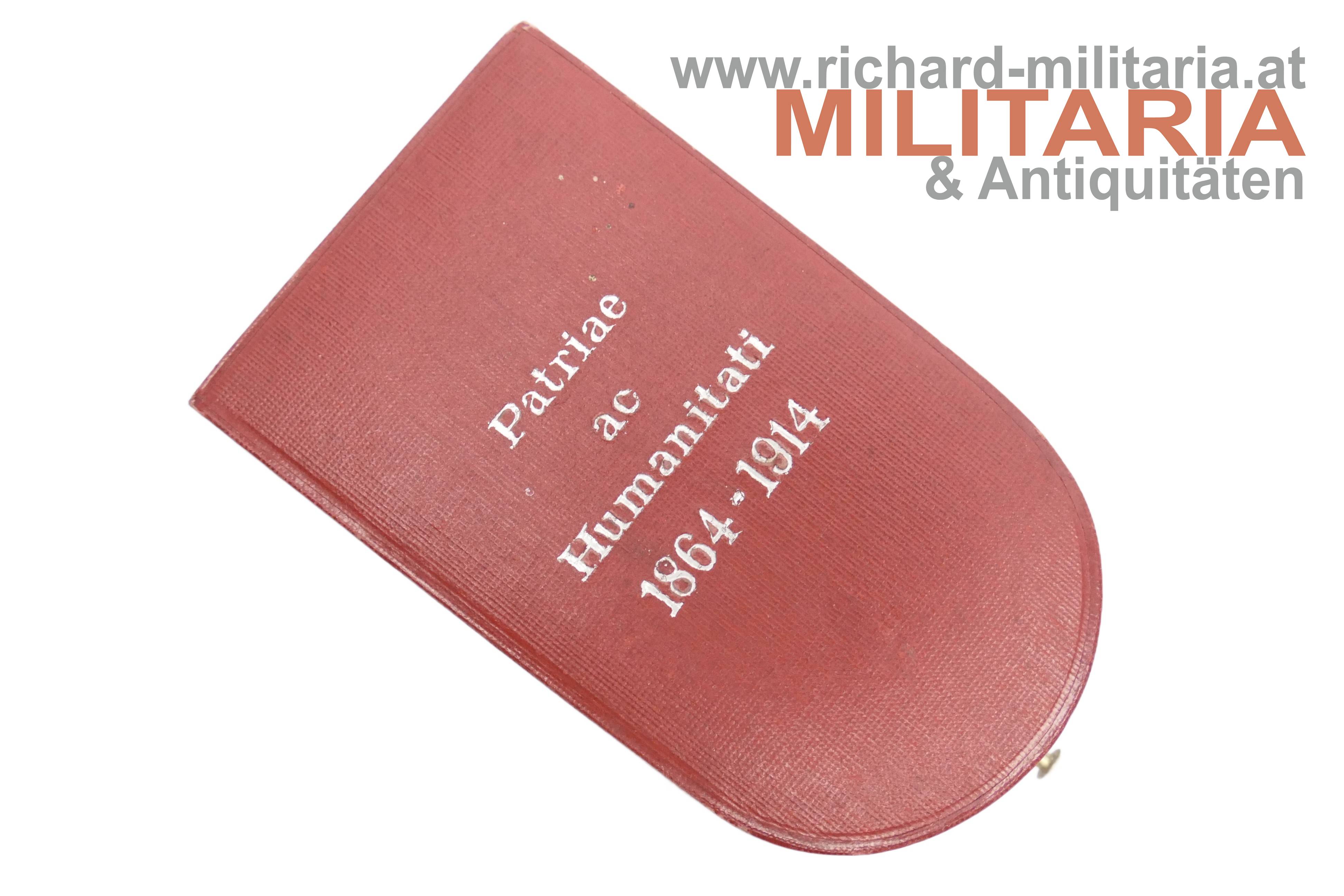 Rotes Kreuz - Etui zum Ehrenzeichen 2. Klasse Frieden