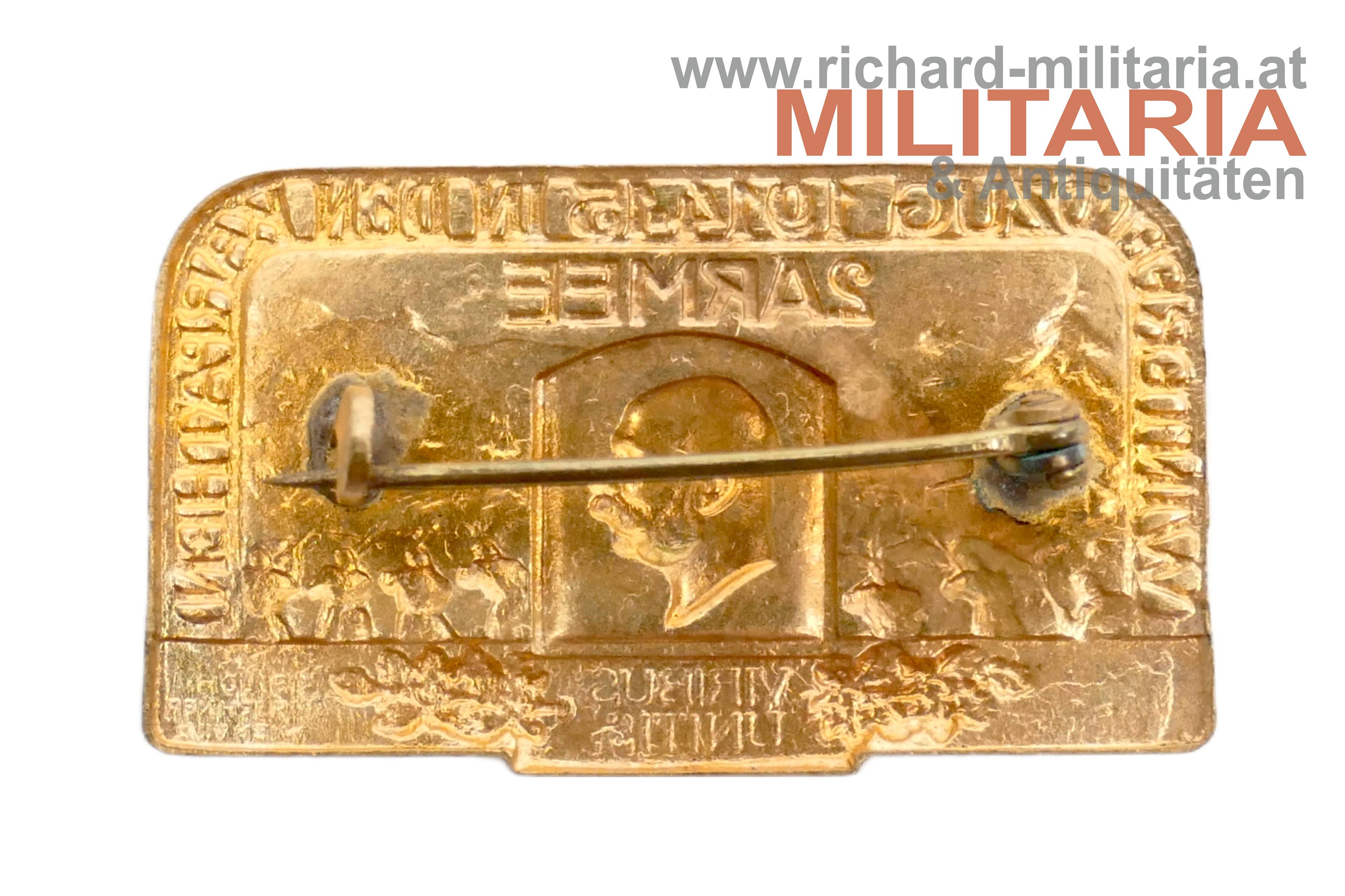 k.u.k. Kappenabzeichen - 2. Armee - Winterfeldzug i. d. Karpathen - 1914-15