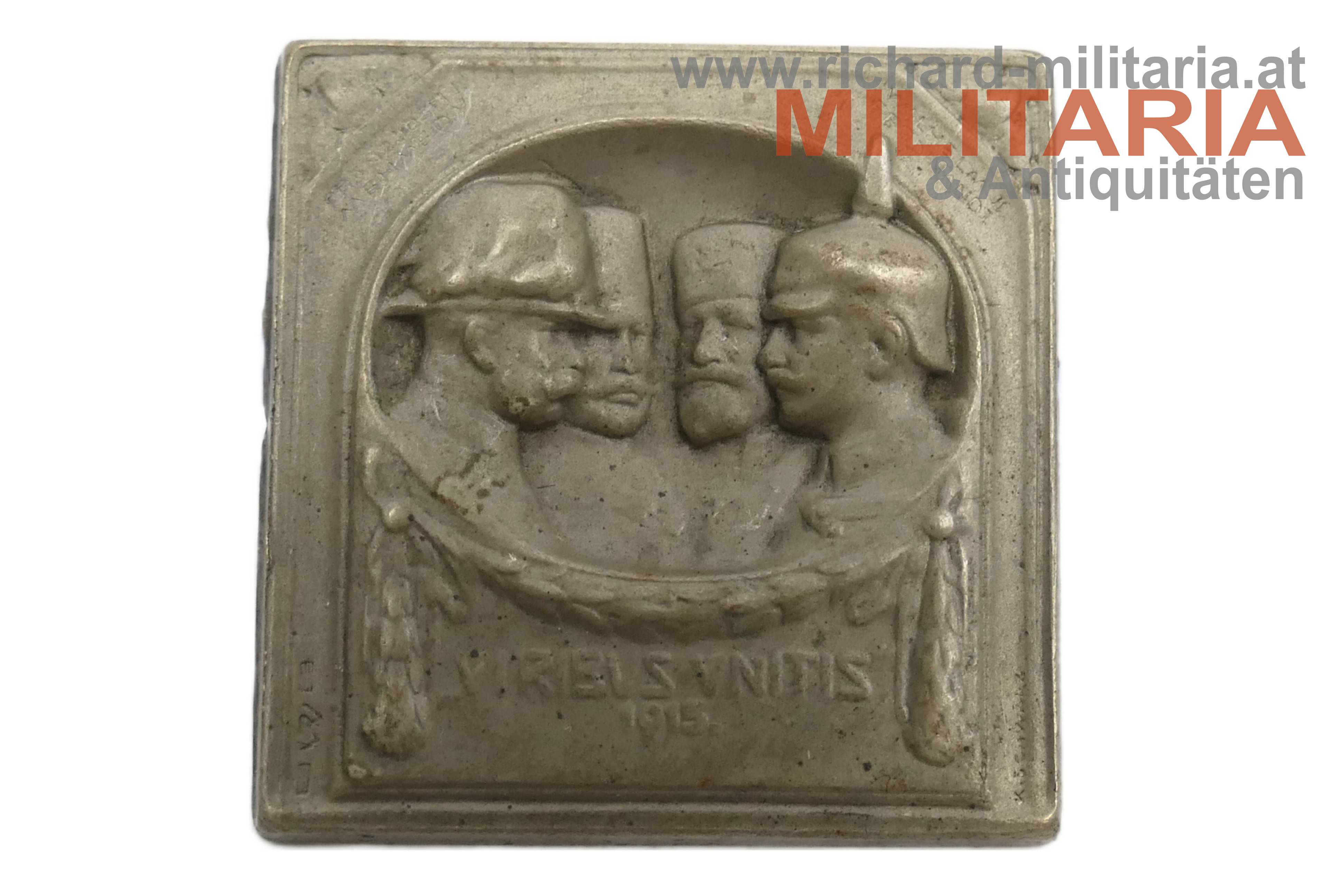 k.u.k. Kappenabzeichen - Viribus Unitis 1915