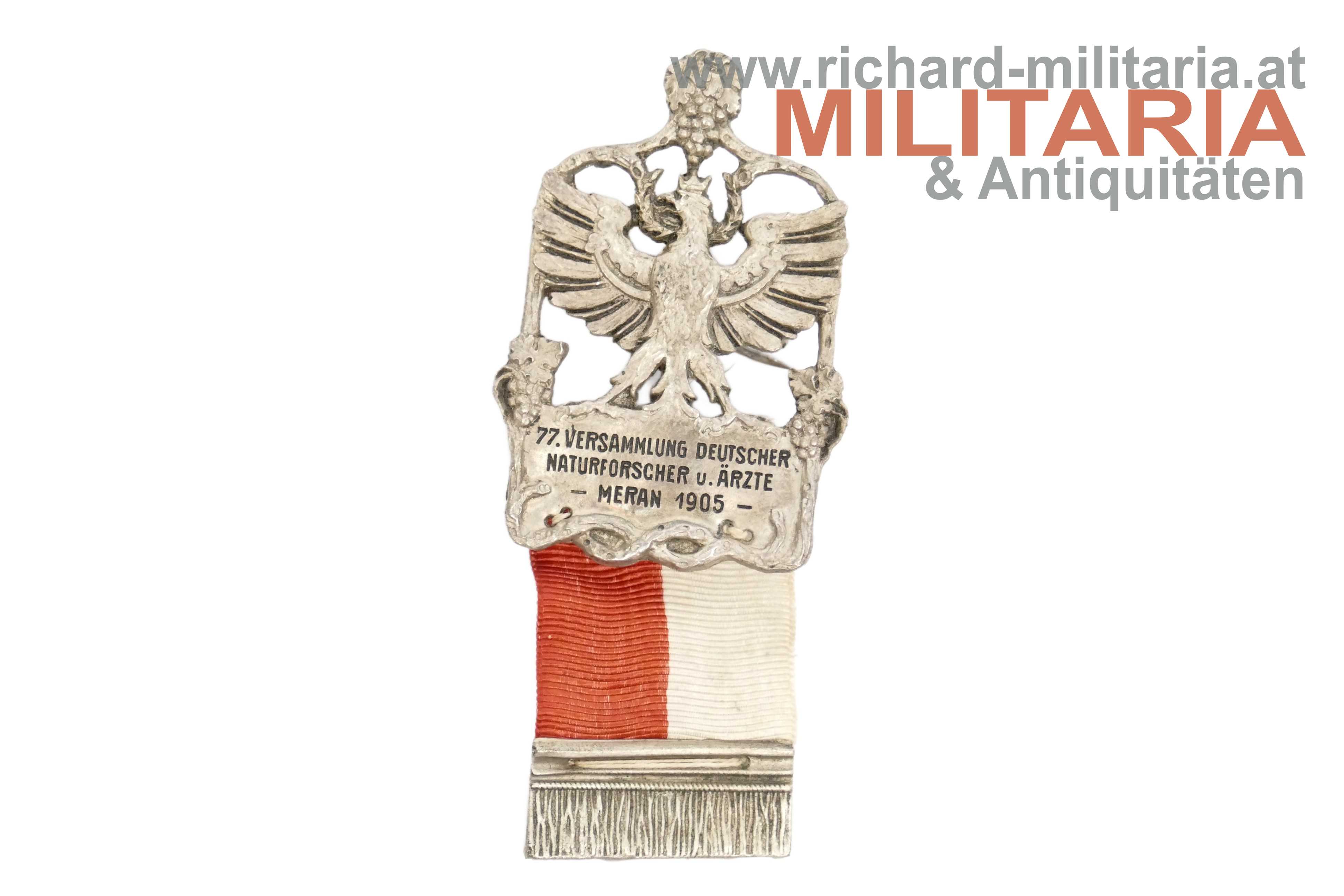 Meran - 77. Versammlung Deutscher Naturforscher u. Ärzte 1905