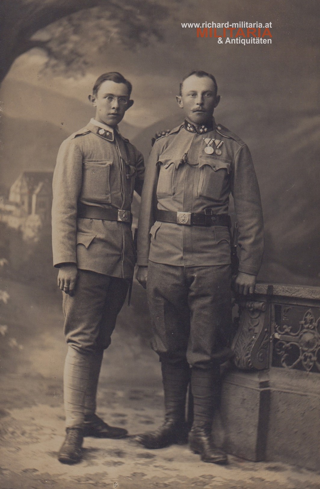 Foto k.k. Standschütze und Wachtmeister