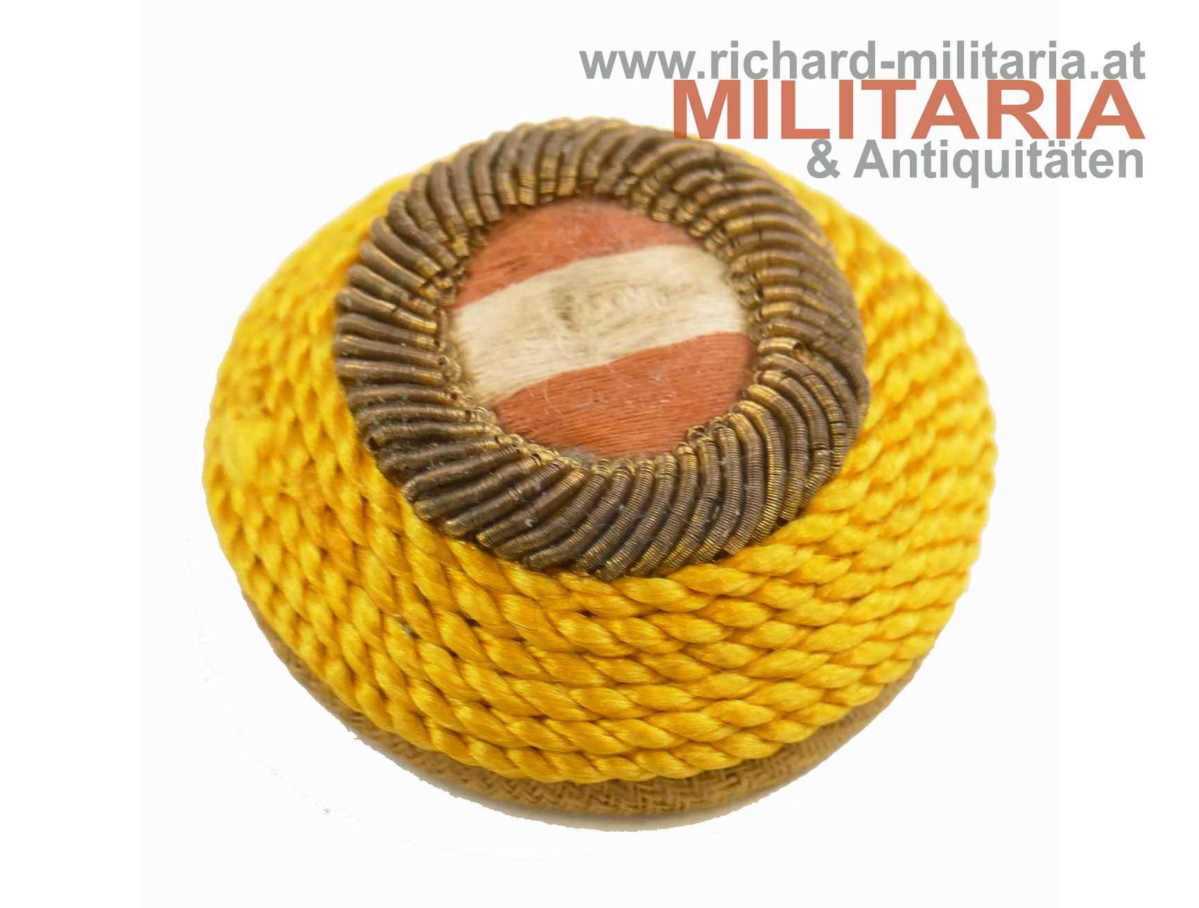 Österreich  Volkswehr / 1. Bundesheer - Kokarde Fähnriche - rot weiß rot 