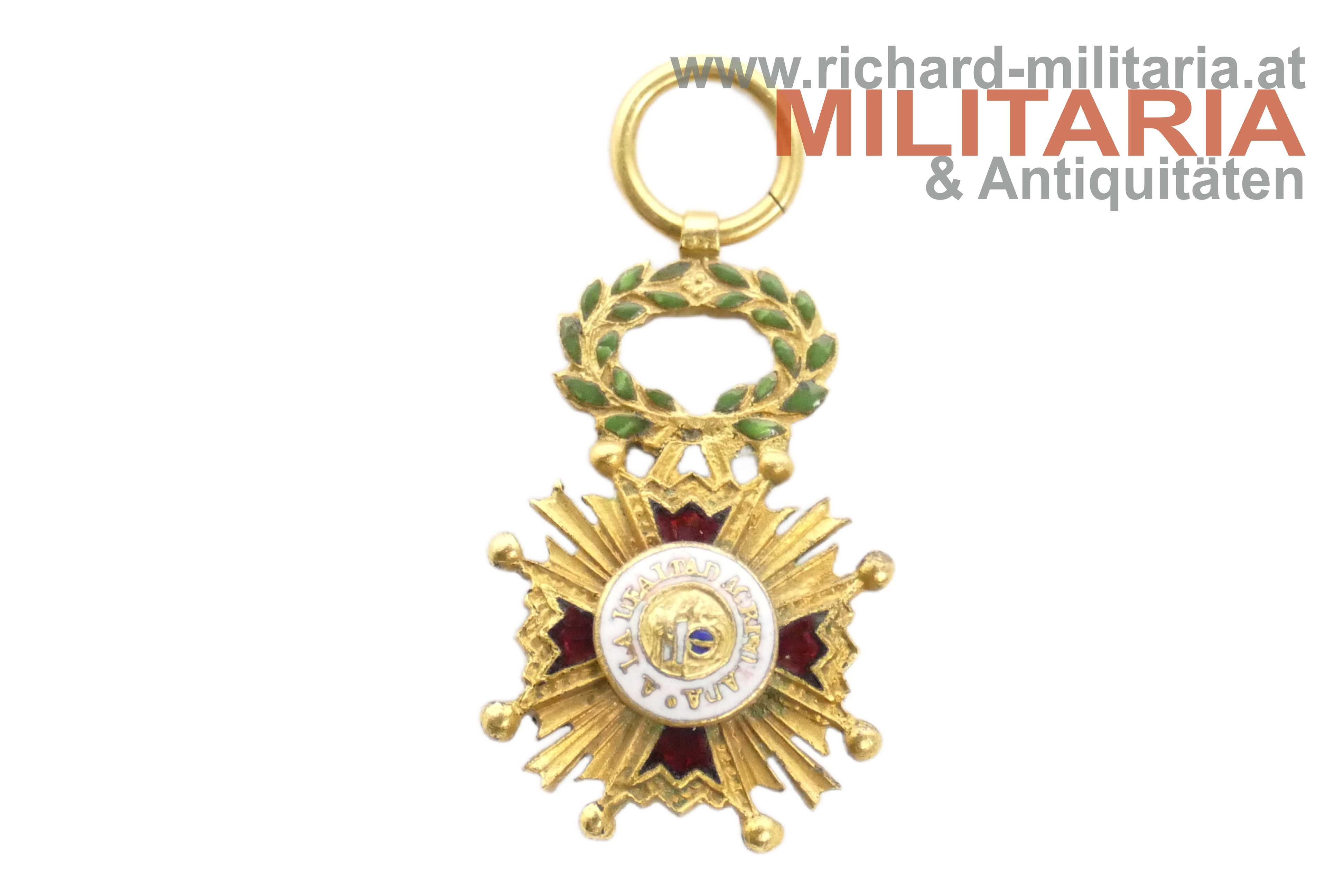 Spanien - Orden Isabella die Katholische - GOLD - Modell 1847-1868