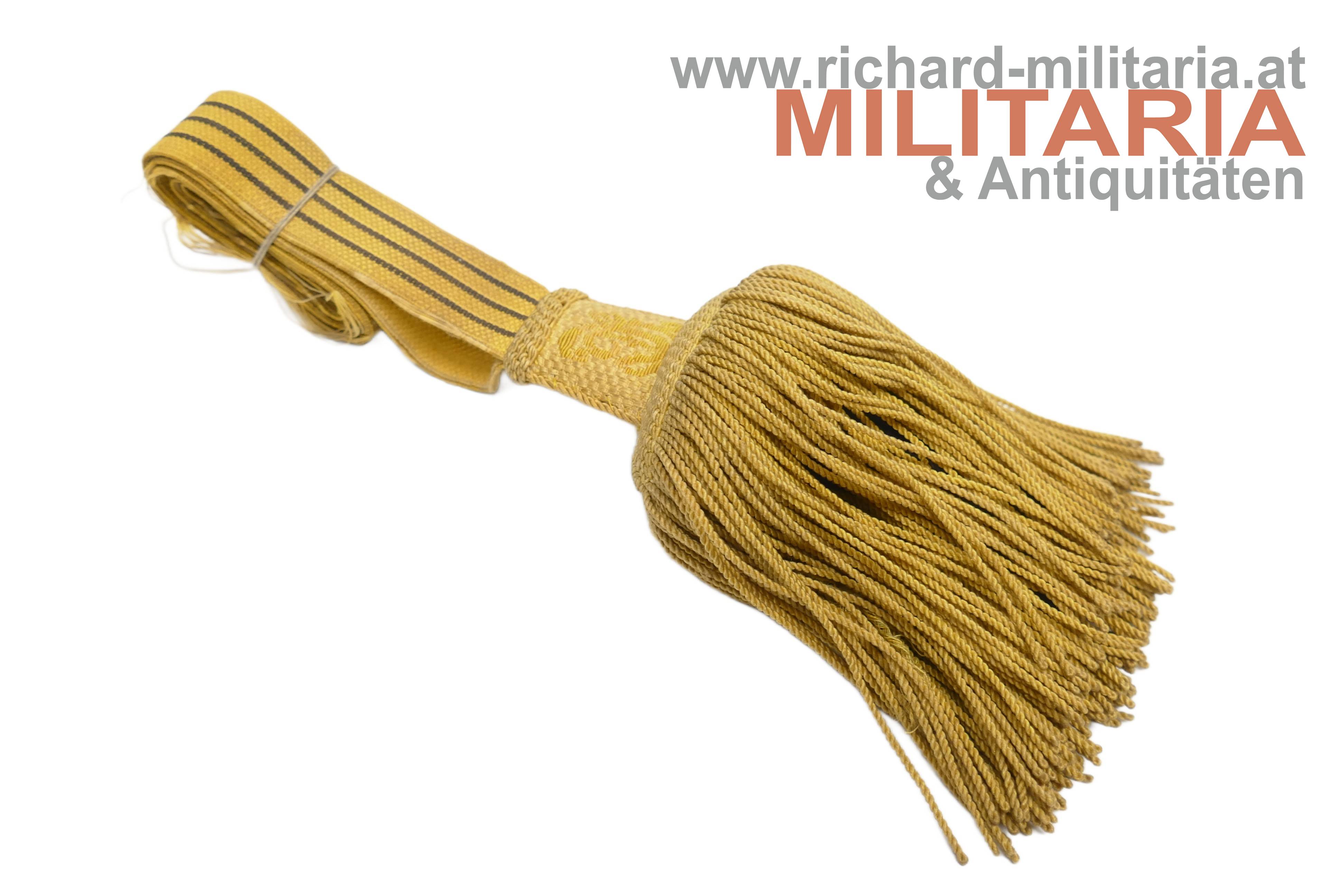 k.u.k. Säbel-Portepee für Unteroffiziere - Kaiser Franz Joseph