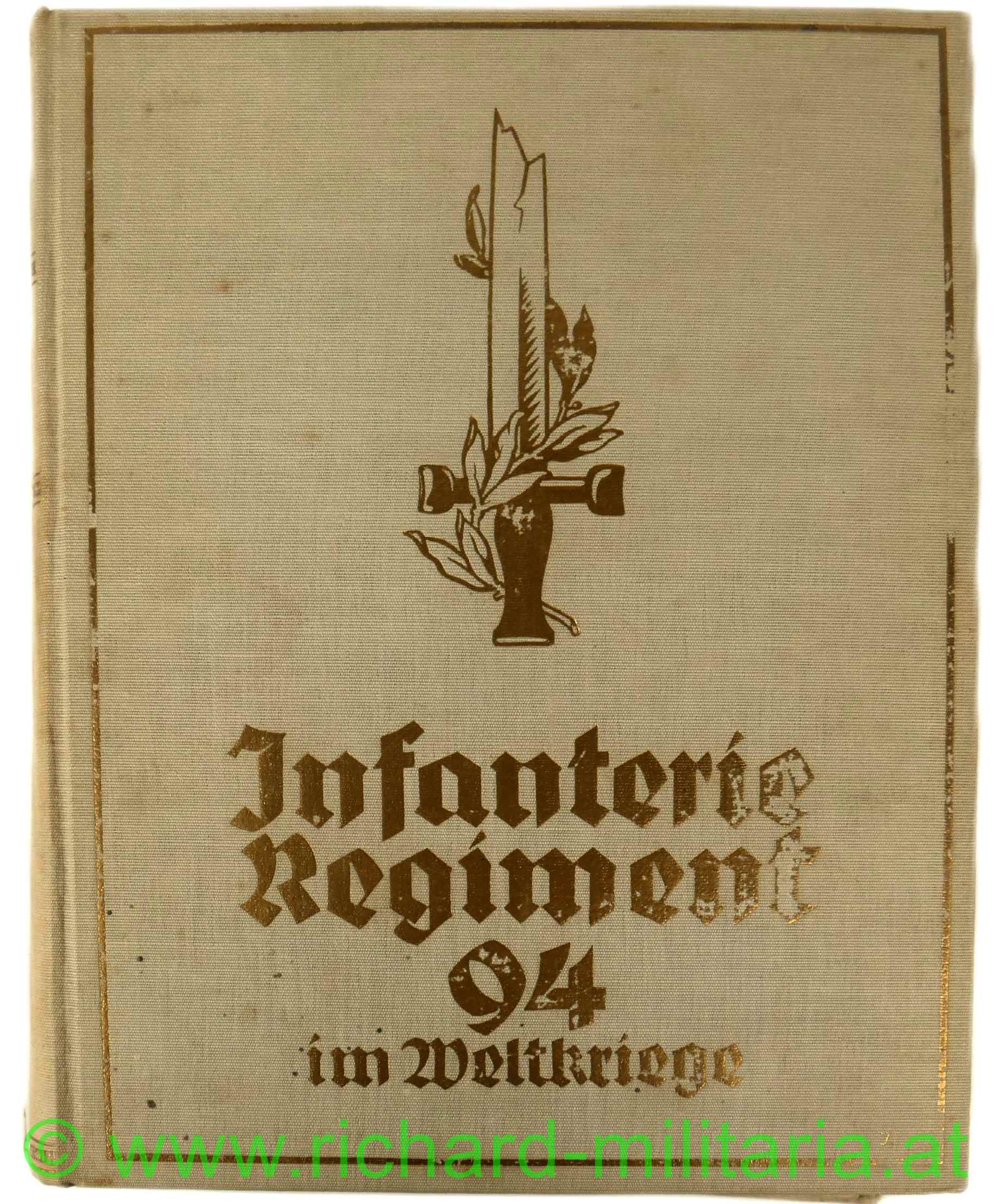 Infanterieregiment 94 im Weltkriege - Buch