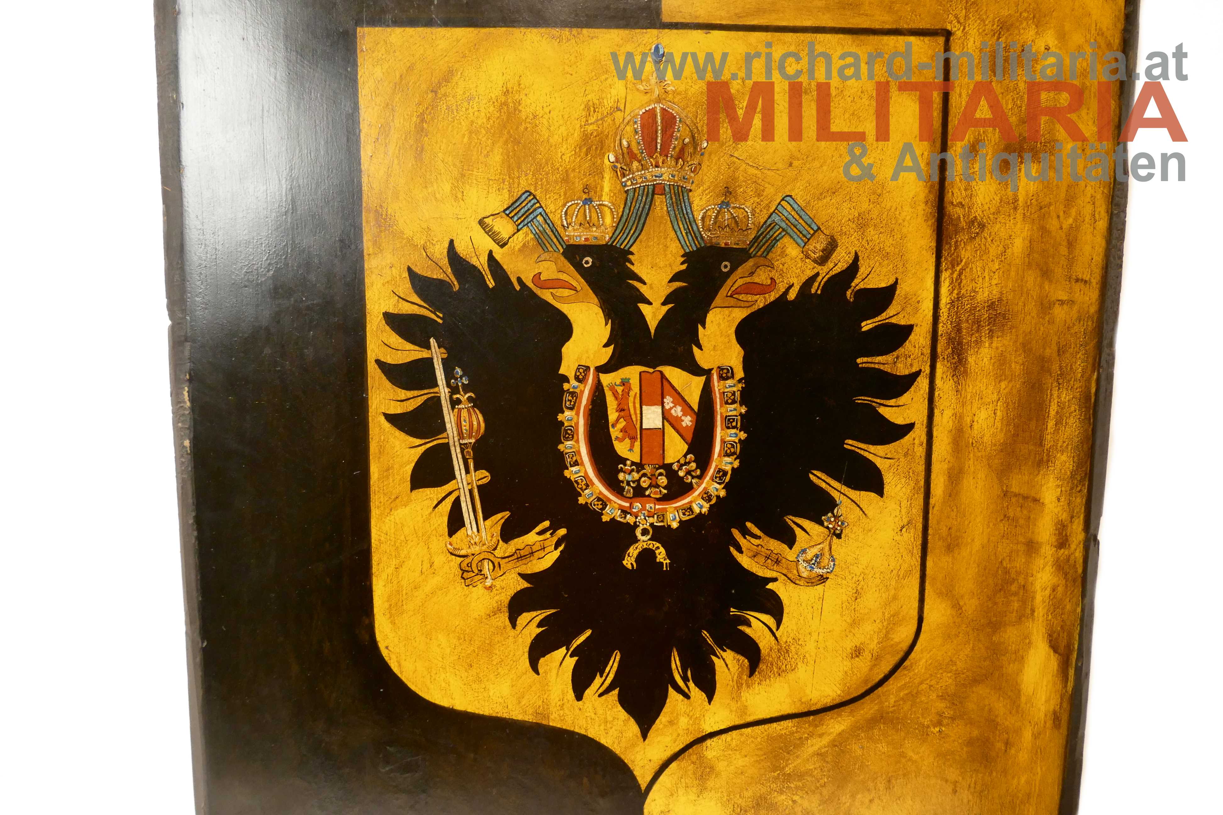 k.u.k. Österreich - Wappentafel Holz