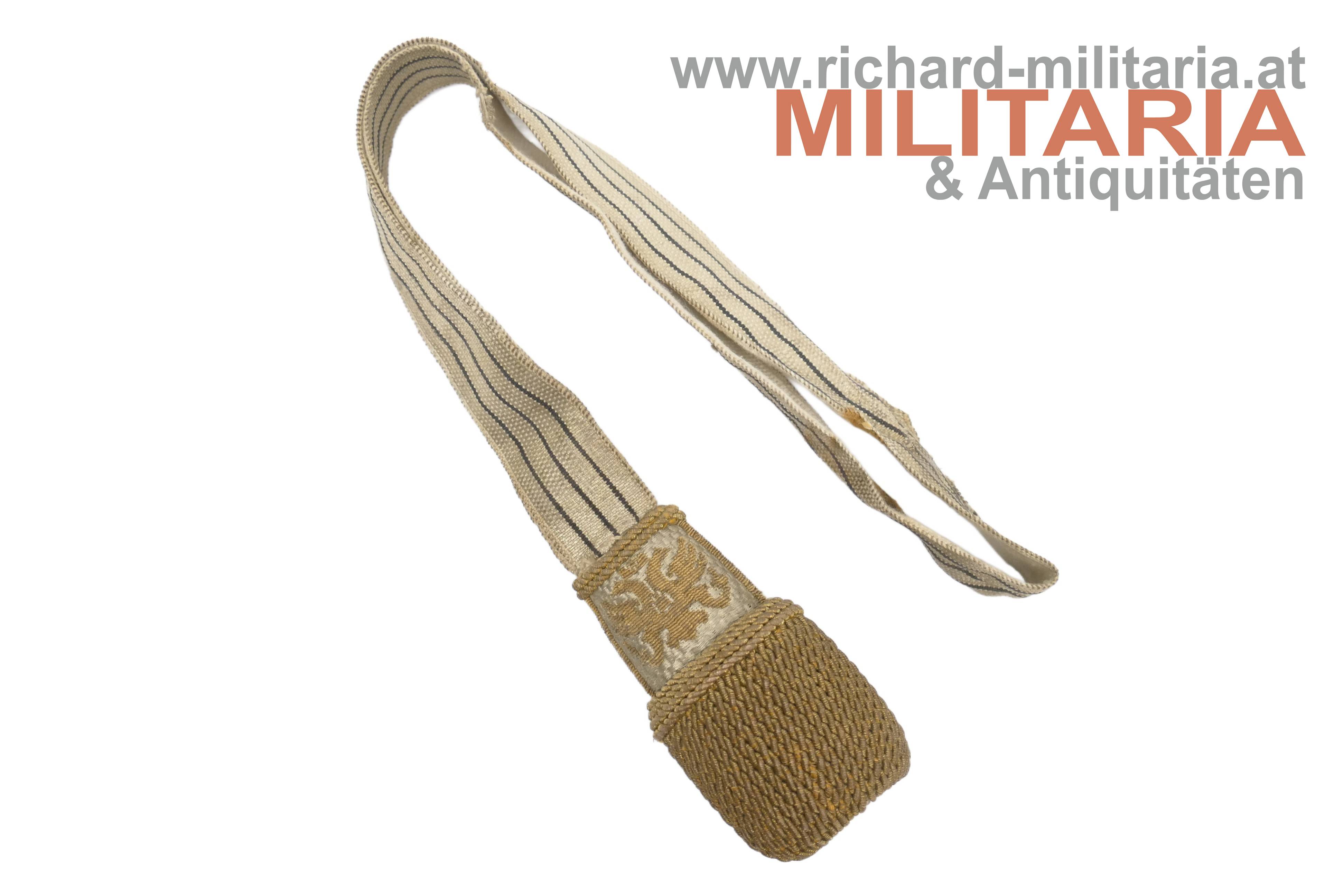 k.u.k. Portepee für Militär-Beamte im Offiziersrang