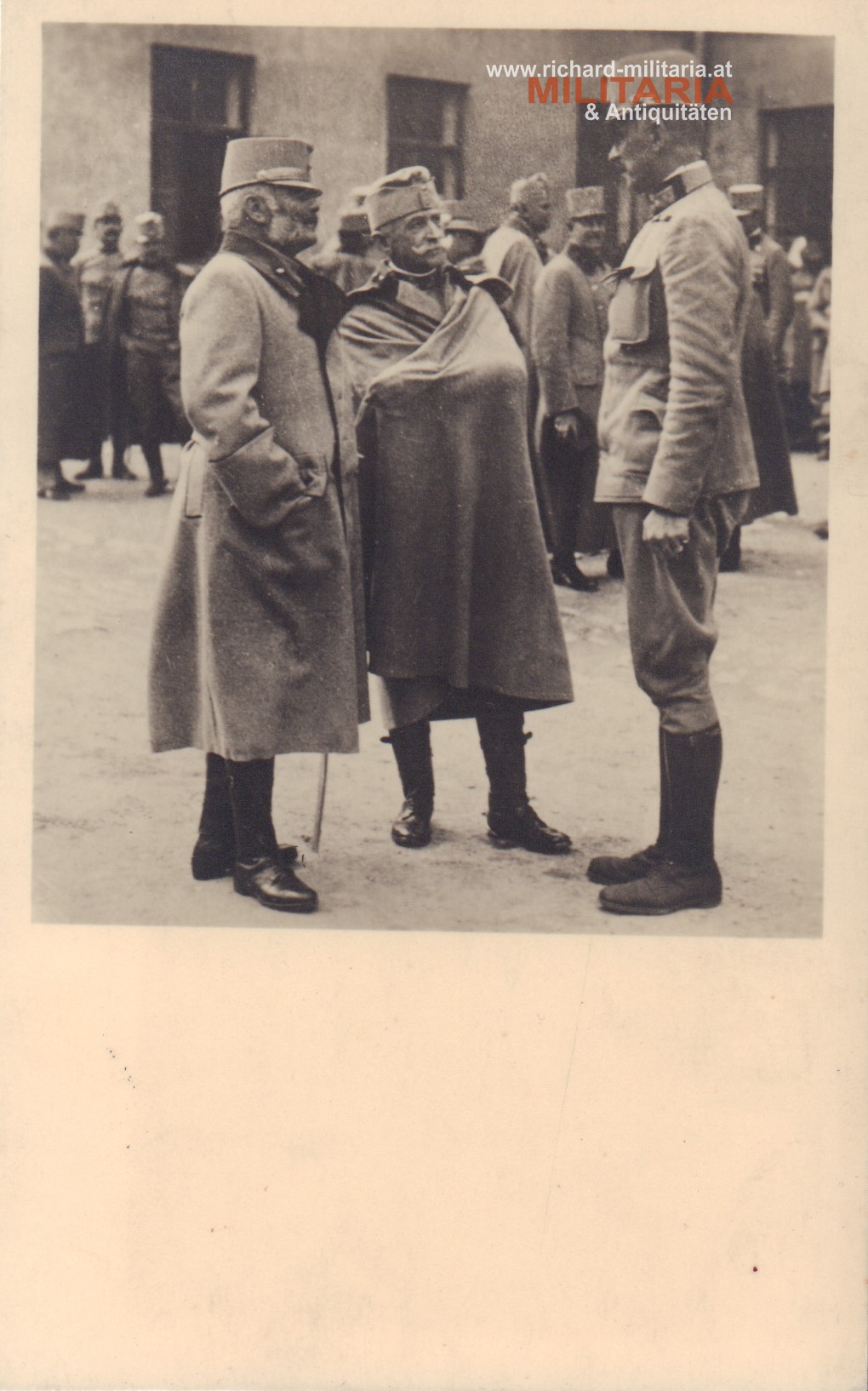 k.u.k. Foto-PK "Erzherzog Friedrich u. Conrad von Hötzendorf" - ungelaufen