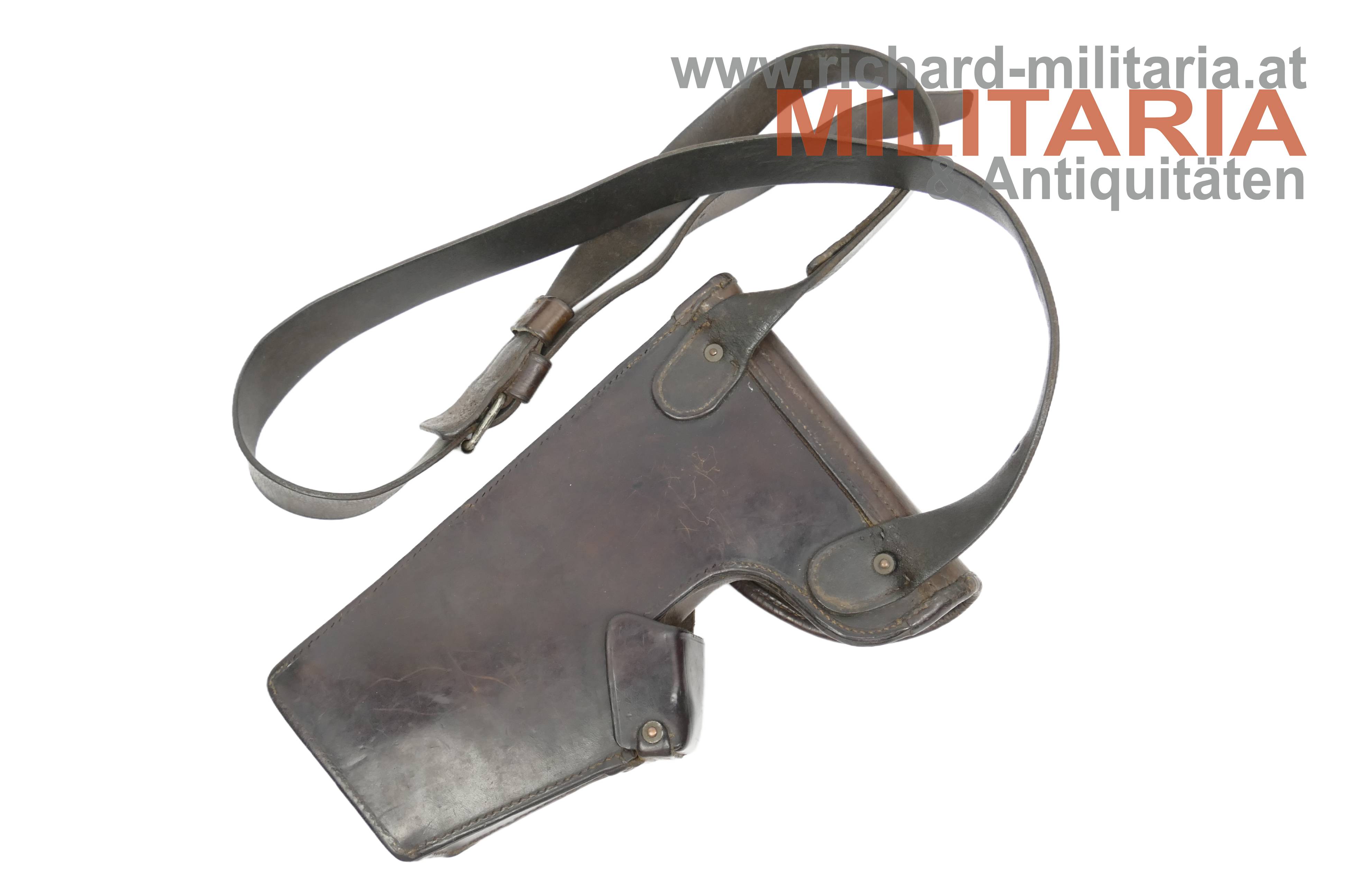 k.u.k. Pistolentasche mit Umhängeriemen - Repetierpistole Steyr M12