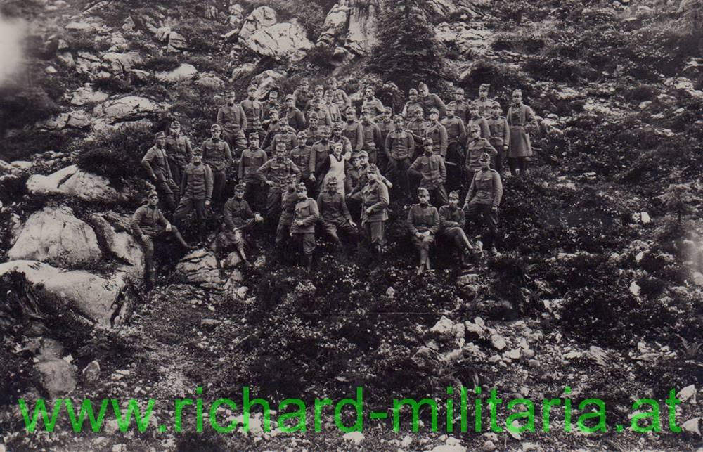 PK -  Österreich Bundesheer 1. Republik/Bundesstaat - Gruppenfoto im Gelände