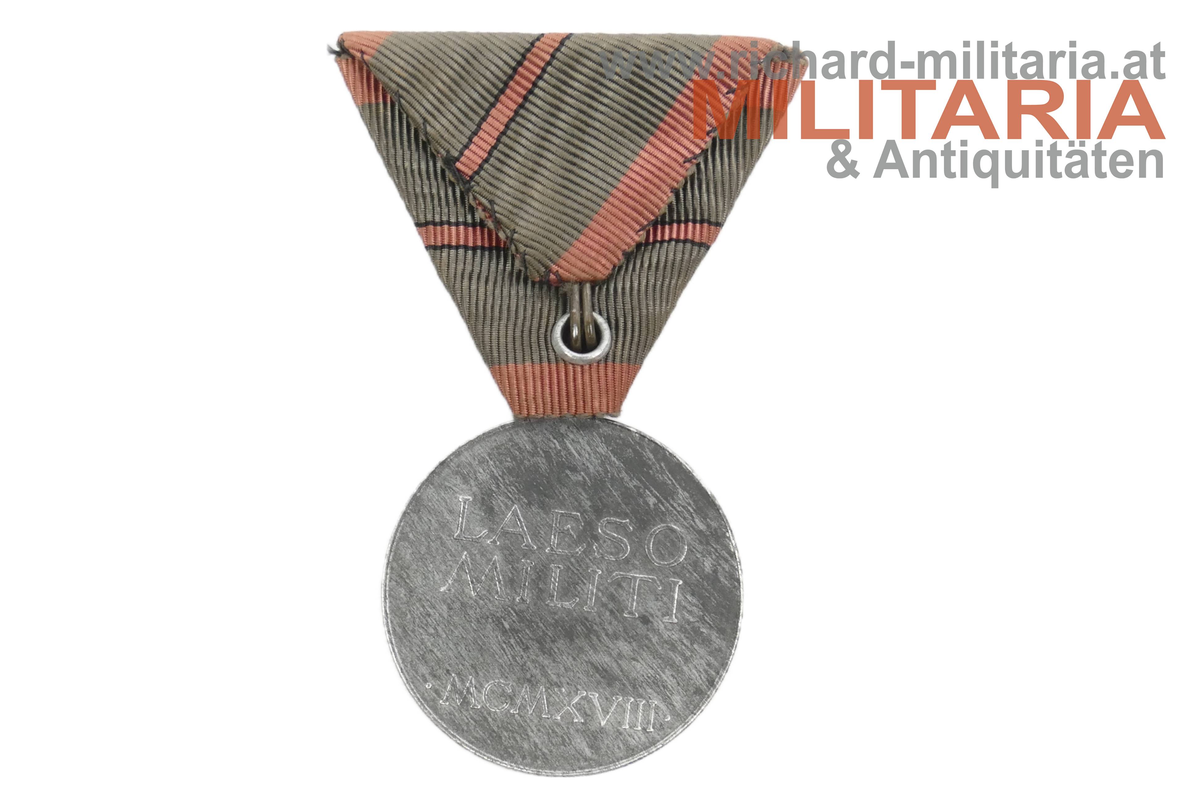 k.u.k. Verwundetenmedaille "W&A" "1918"