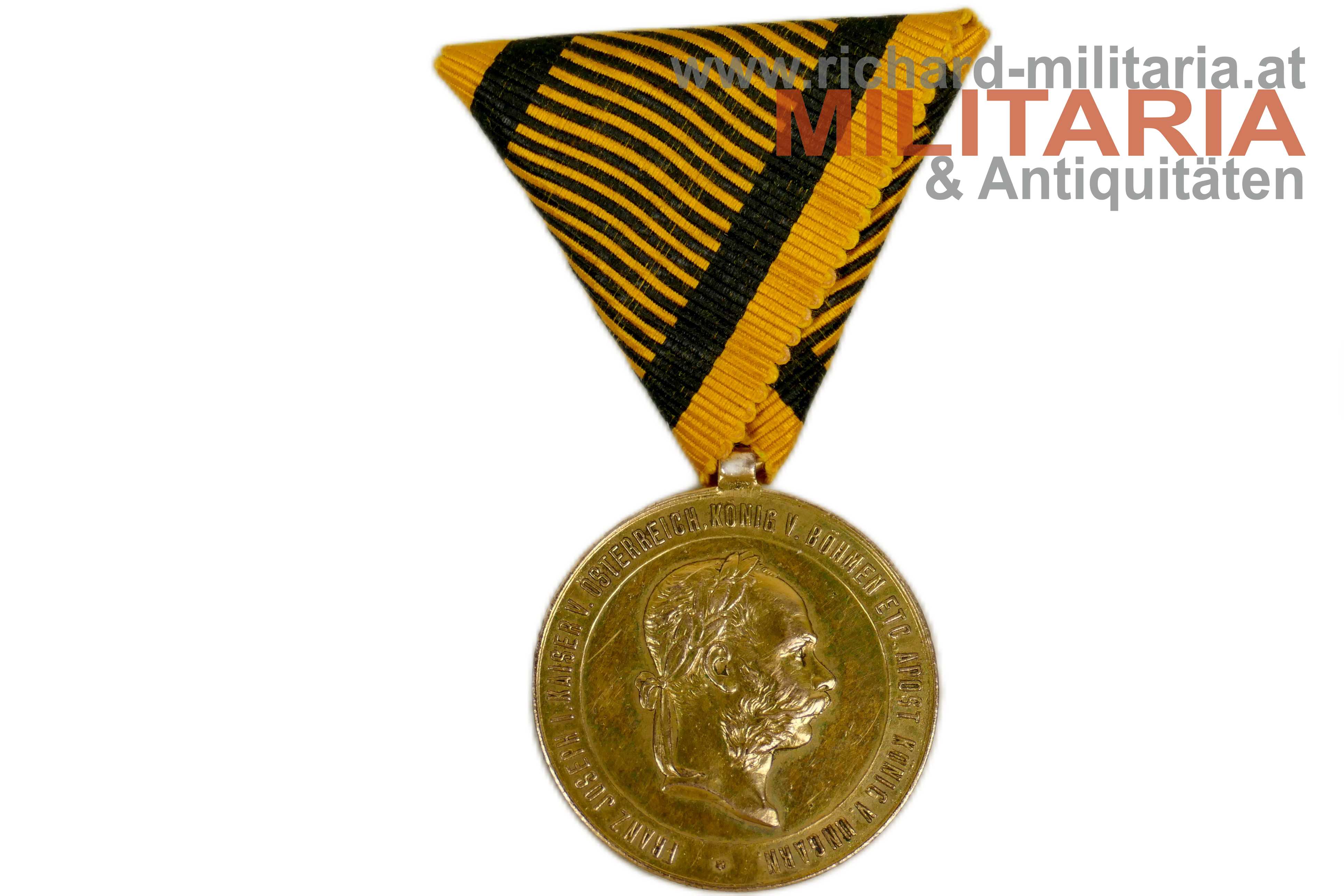k.u.k. Kriegsmedaille 1873 - STEMPELGLANZ