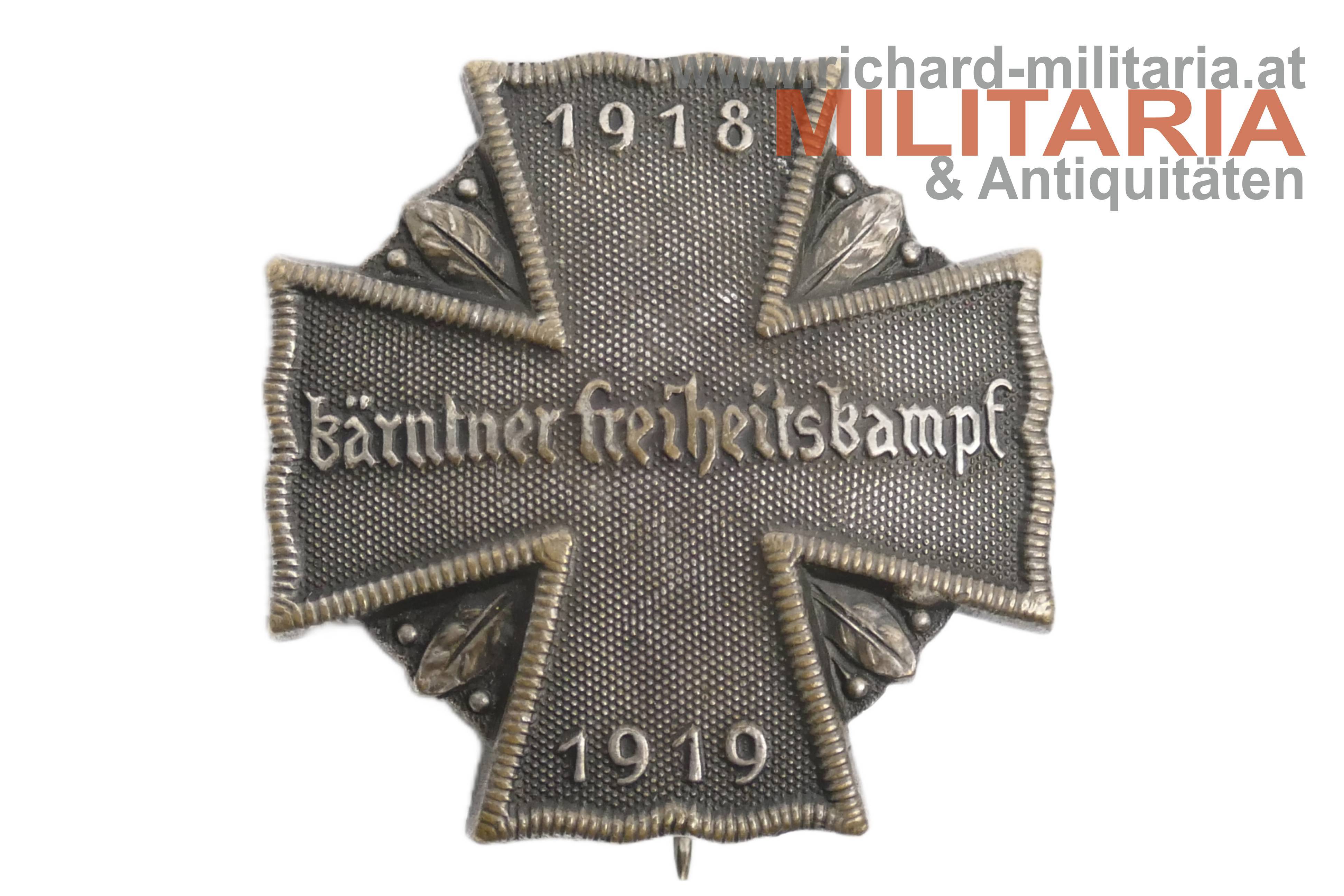 Besonderes Kärntner Kreuz für Tapferkeit - 2. Modell