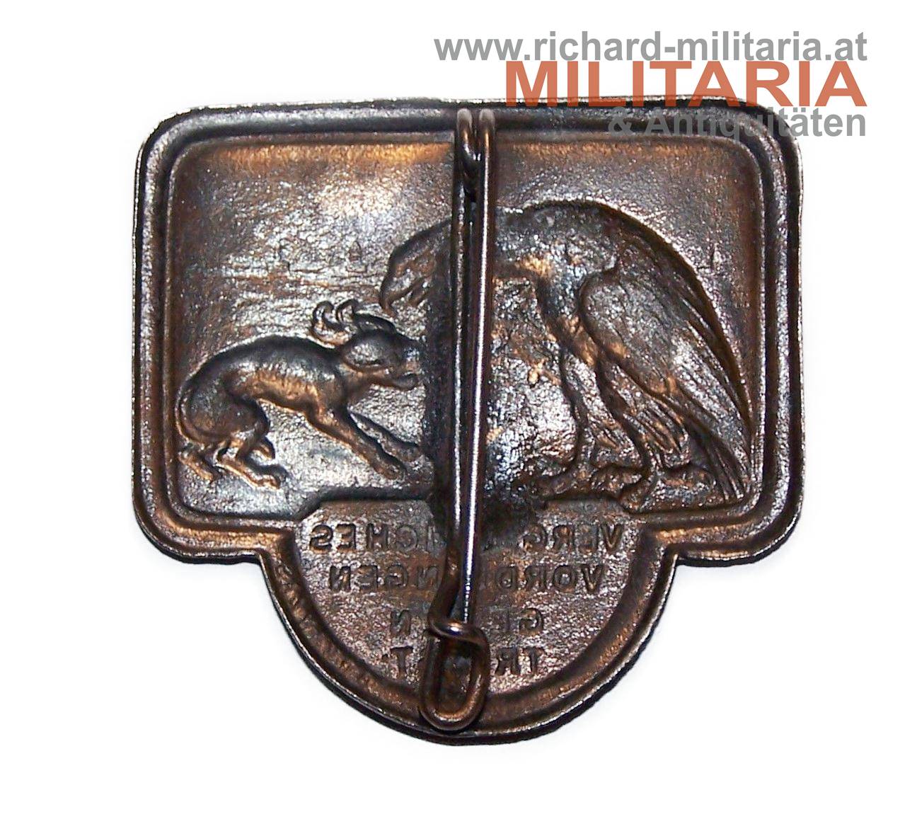 k.u.k Kappenabzeichen - Vergebliches vordringen gegen Triest