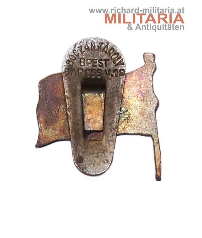 k.u.k. Abzeichen - Fahne IR34 - MINIATUR - Knopflochtrageweise