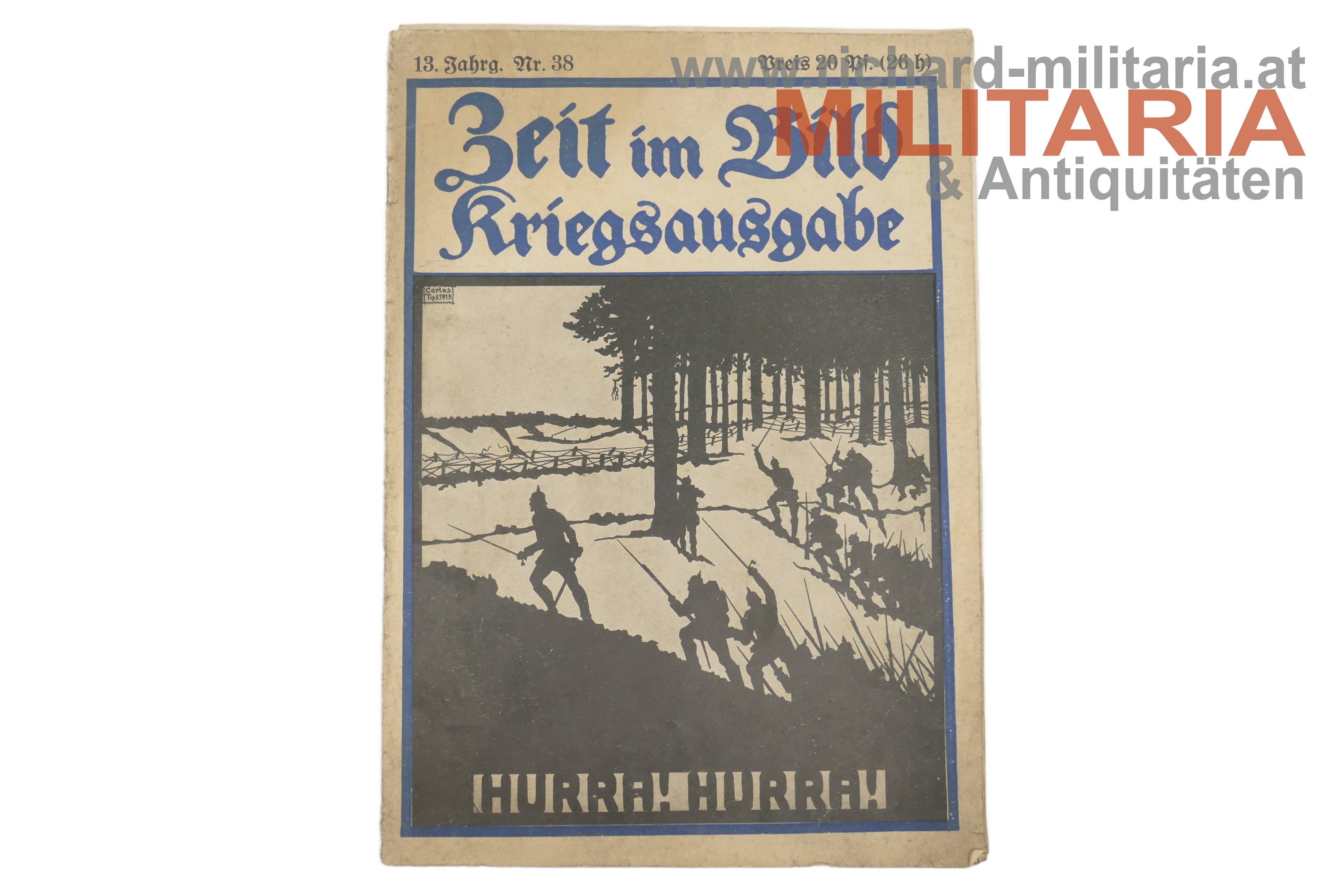 Zeit im Bild Kriegsausgabe "Hurra! Hurra!" - September 1915