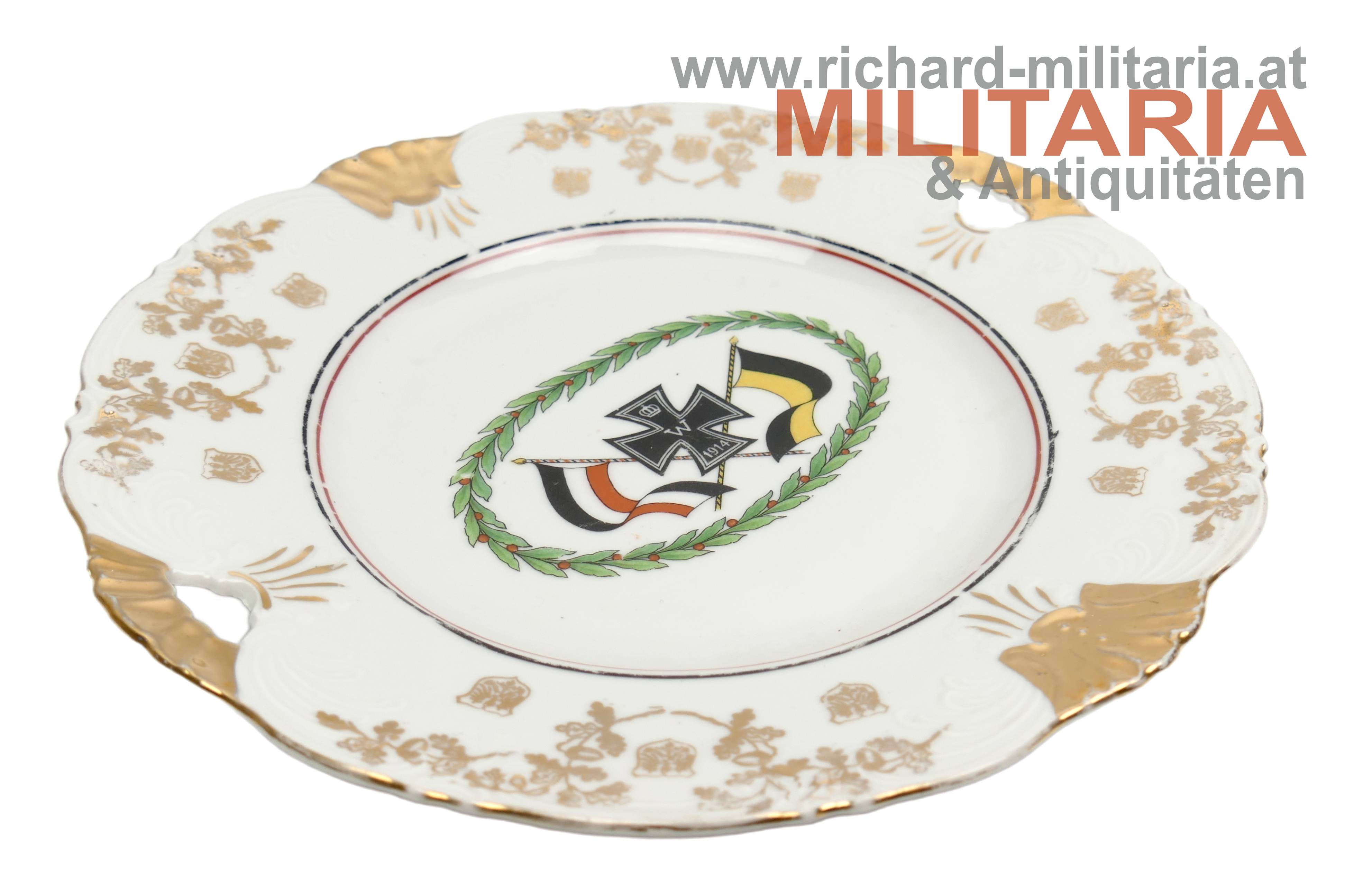 patriotischer Teller - Österreich/Deutschland  - Hohenzollern